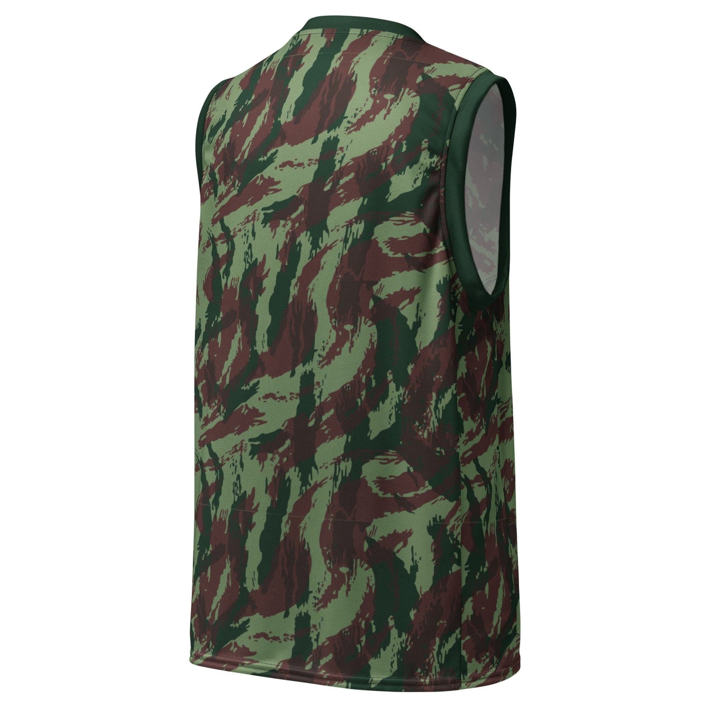 Portuguese Lizard Camo Basketball Jersey - Concealing Coloration