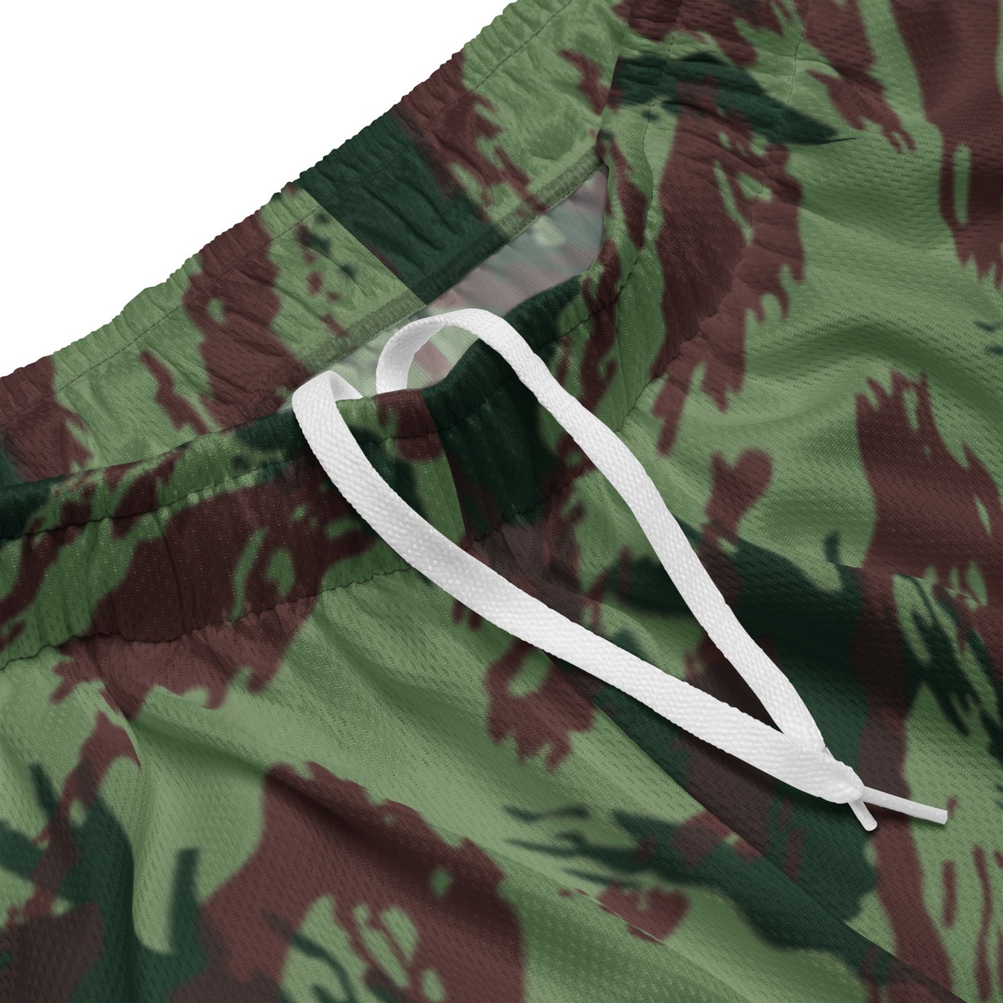 Portuguese Lizard Camo Basketball Shorts _ Concealing Coloration