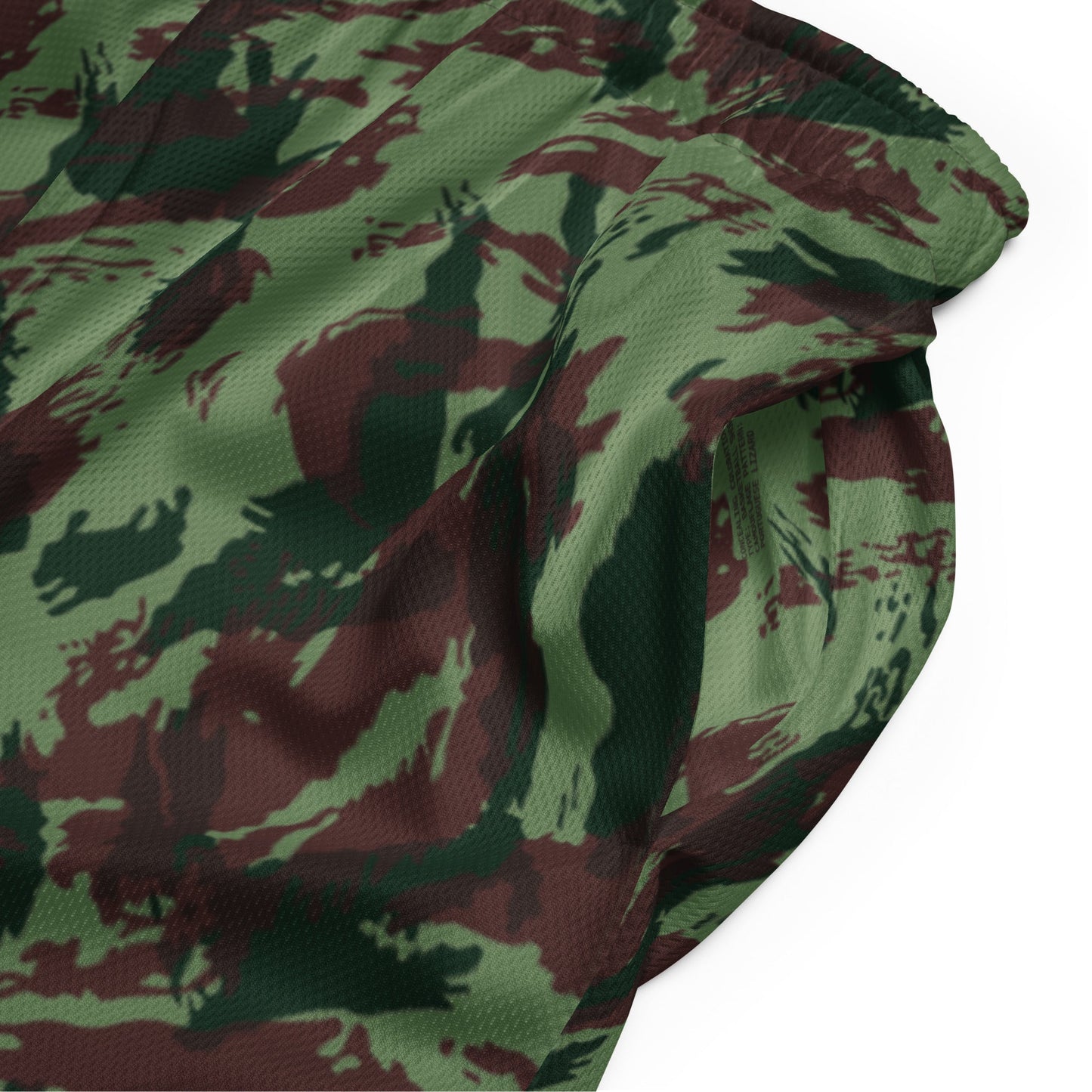 Portuguese Lizard Camo Basketball Shorts _ Concealing Coloration