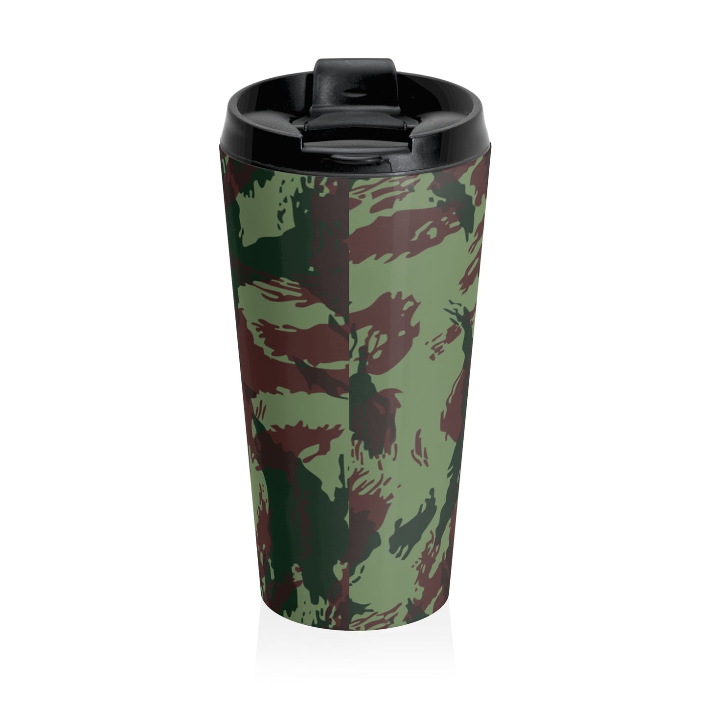 Portuguese Lizard Camo Stainless Steel 15oz Travel Mug - Concealing Coloration