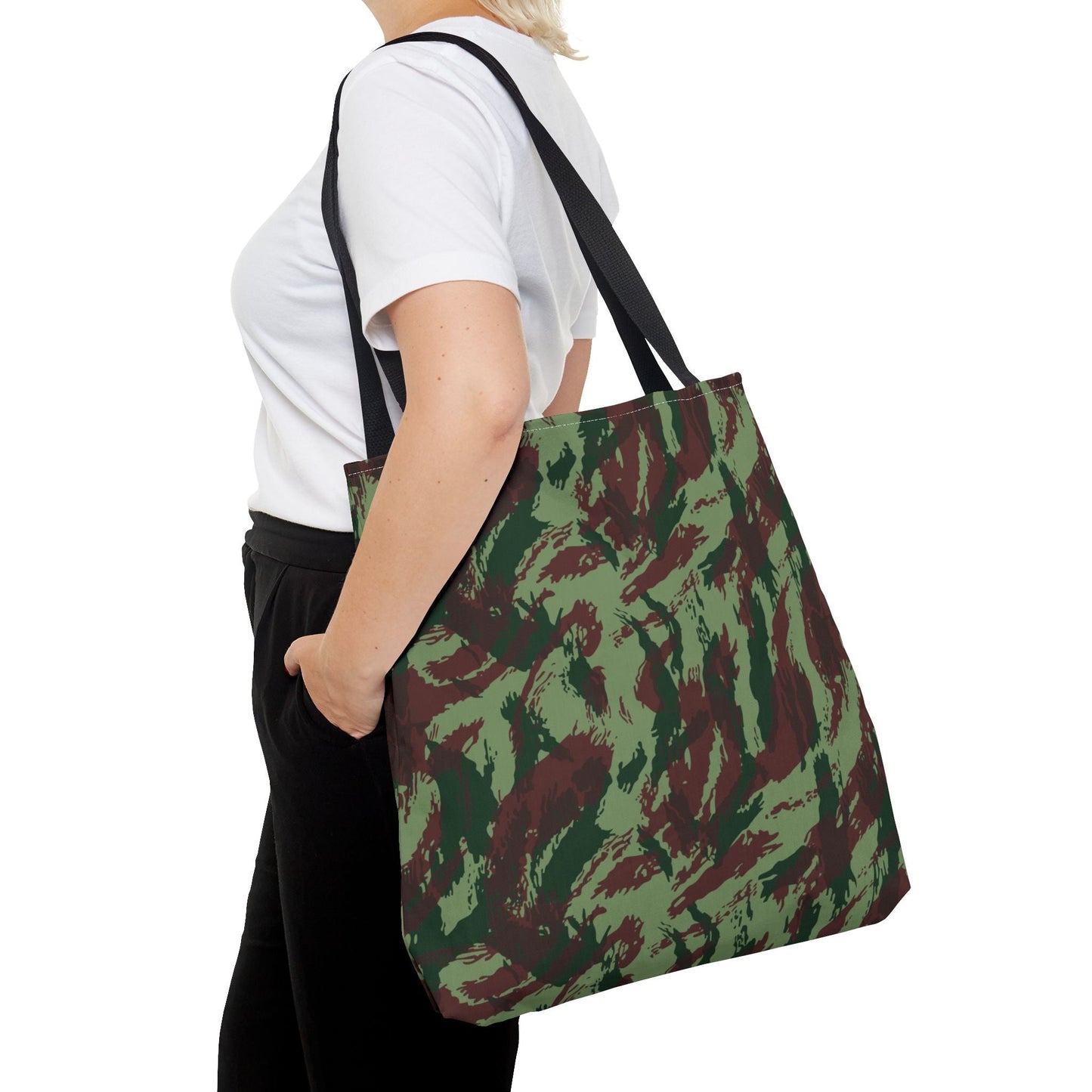Portuguese Lizard Camo Vertical Tote Bag - Concealing Coloration