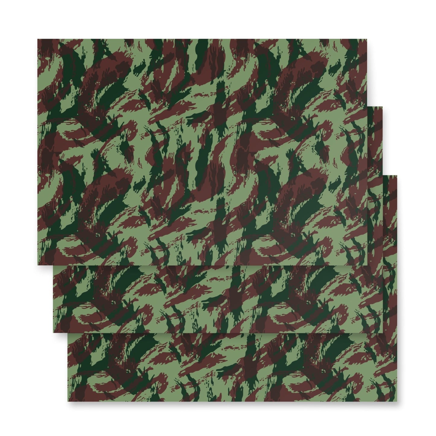 Portuguese Lizard Camo Wrapping Paper Sheets _ Concealing Coloration