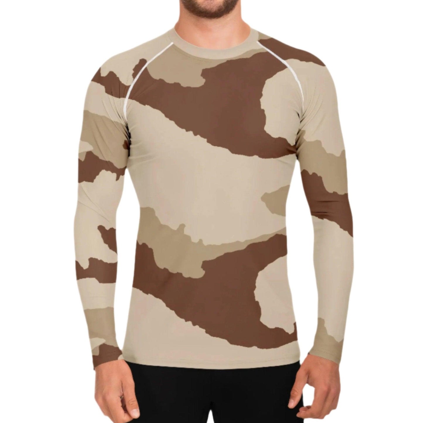 Daguet Desert Camo Men's Long-Sleeve Base Layer _ Concealing Coloration