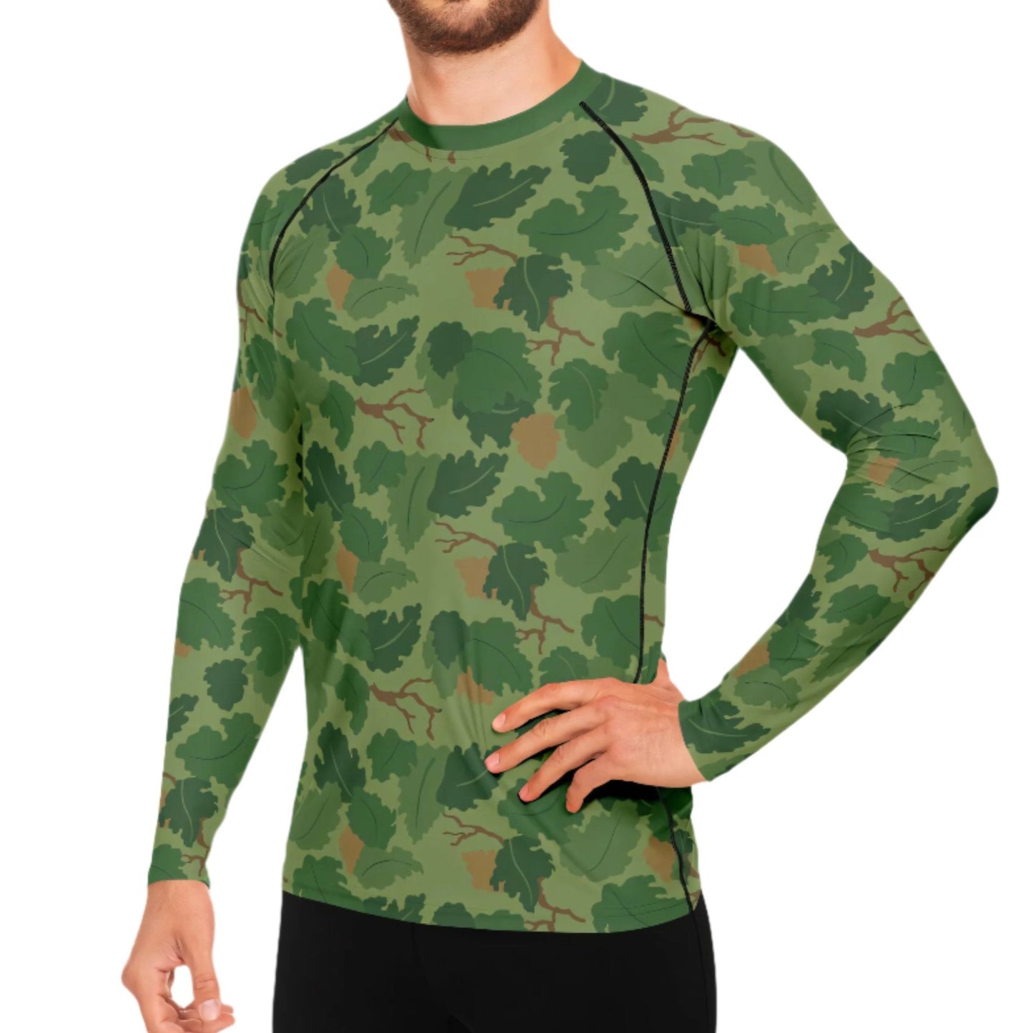 Mitchell Camo Men's Long-sleeve Base Layer _ Concealing Coloration