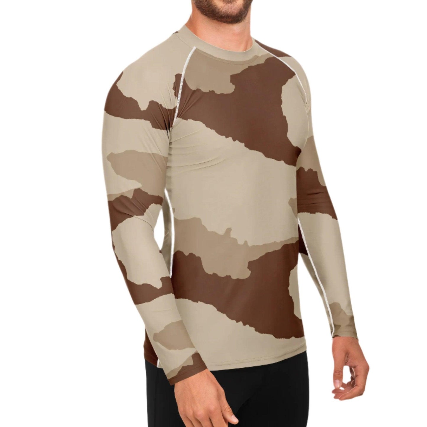 Daguet Desert Camo Men's Long-Sleeve Base Layer _ Concealing Coloration