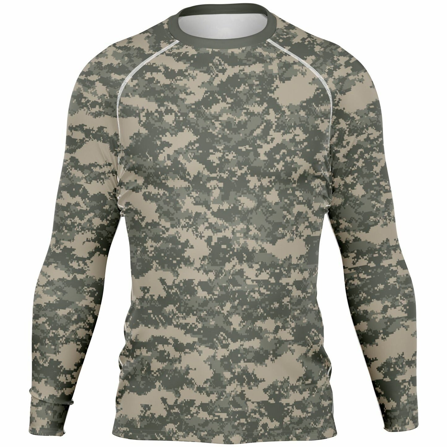 Universal Camouflage Pattern Men's Long-sleeve Base Layer - Concealing Coloration