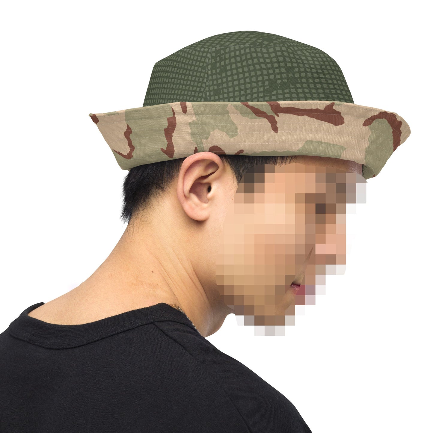 Reversible Desert Night Camo Bucket Hat _ Concealing Coloration
