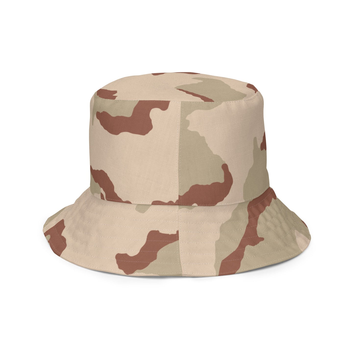 Reversible Three-Color Desert Camo Bucket Hat _ Concealing Coloration