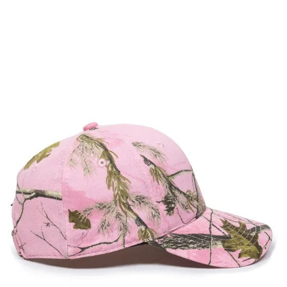 Pink RealTree Camo 6-Panel Cap