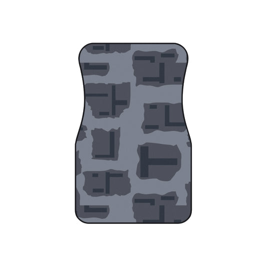 T-Pattern Urban Camo Front Seat Car Mats (Set of 2) - Front left