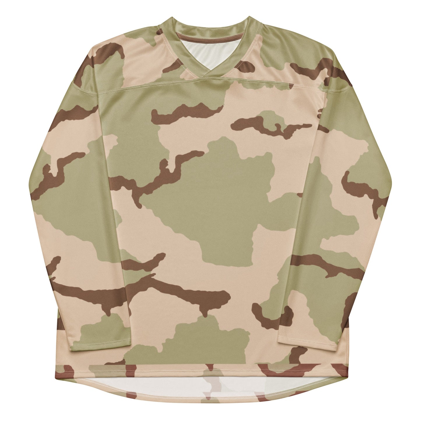 Three-Color Desert Camo Hockey Jersey _ Concealing Coloration