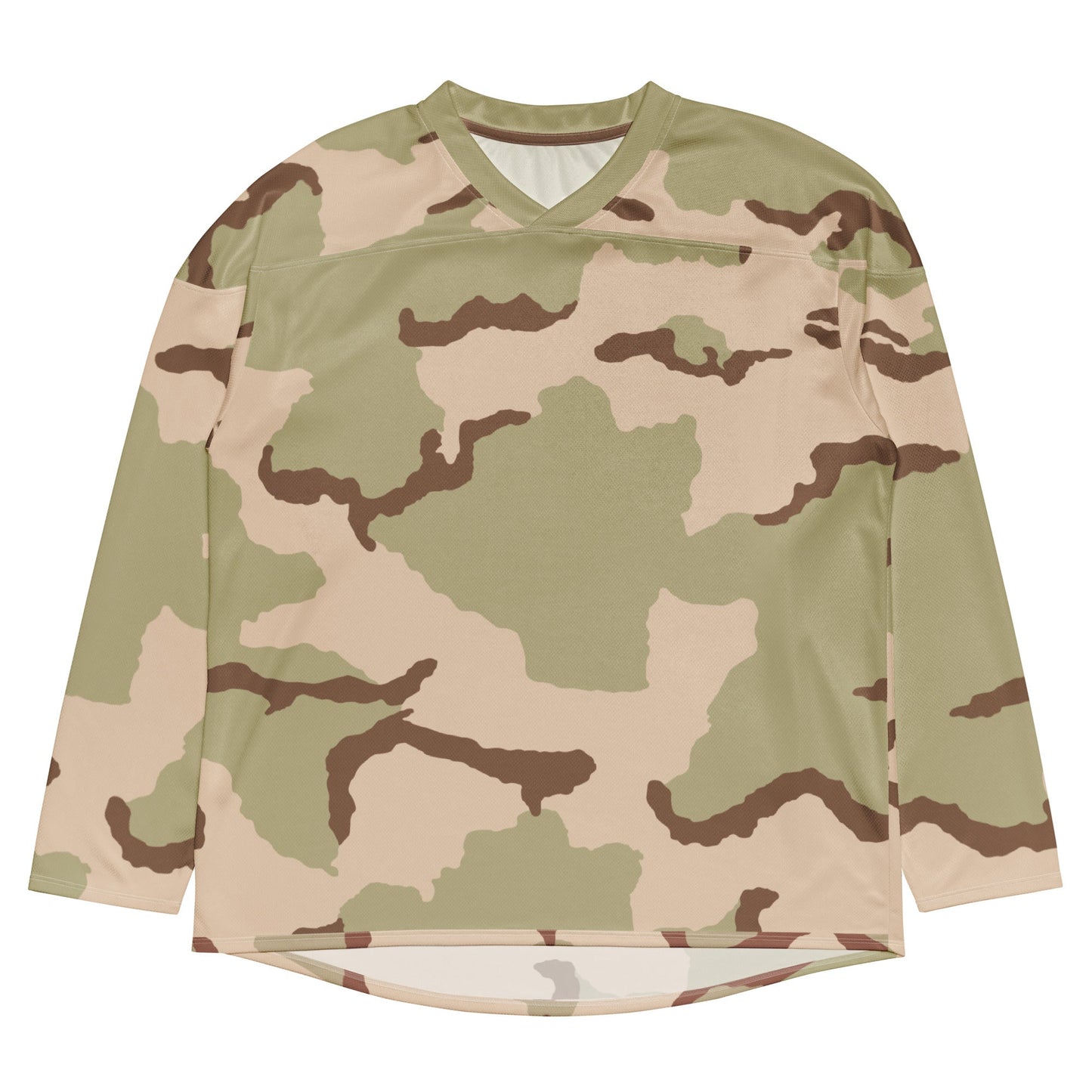 Three-Color Desert Camo Hockey Jersey _ Concealing Coloration
