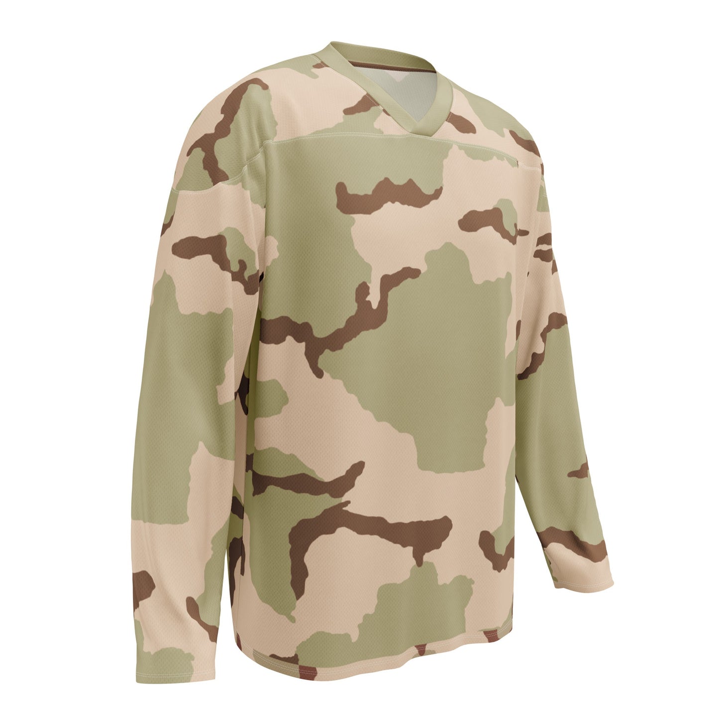 Three-Color Desert Camo Hockey Jersey _ Concealing Coloration