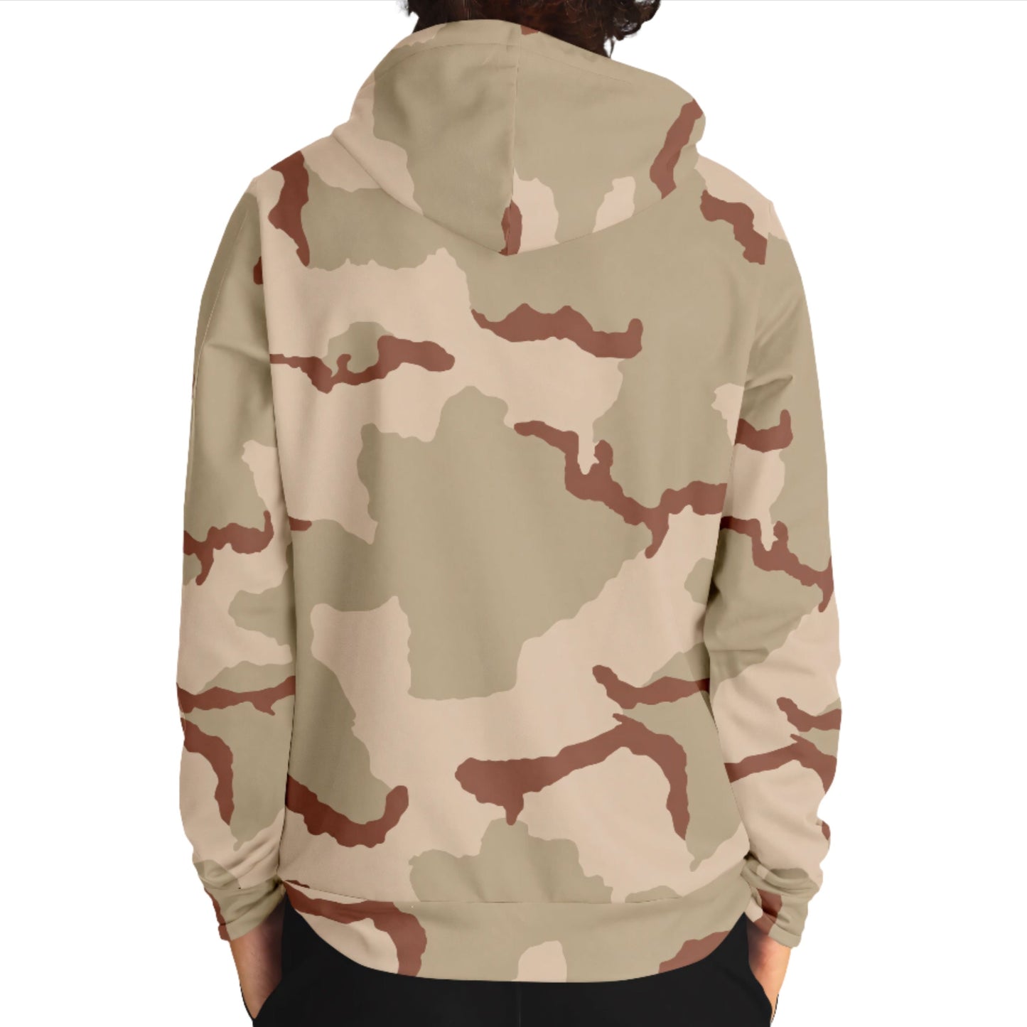 Three-Color Desert Camo Hoodie - Concealing Coloration