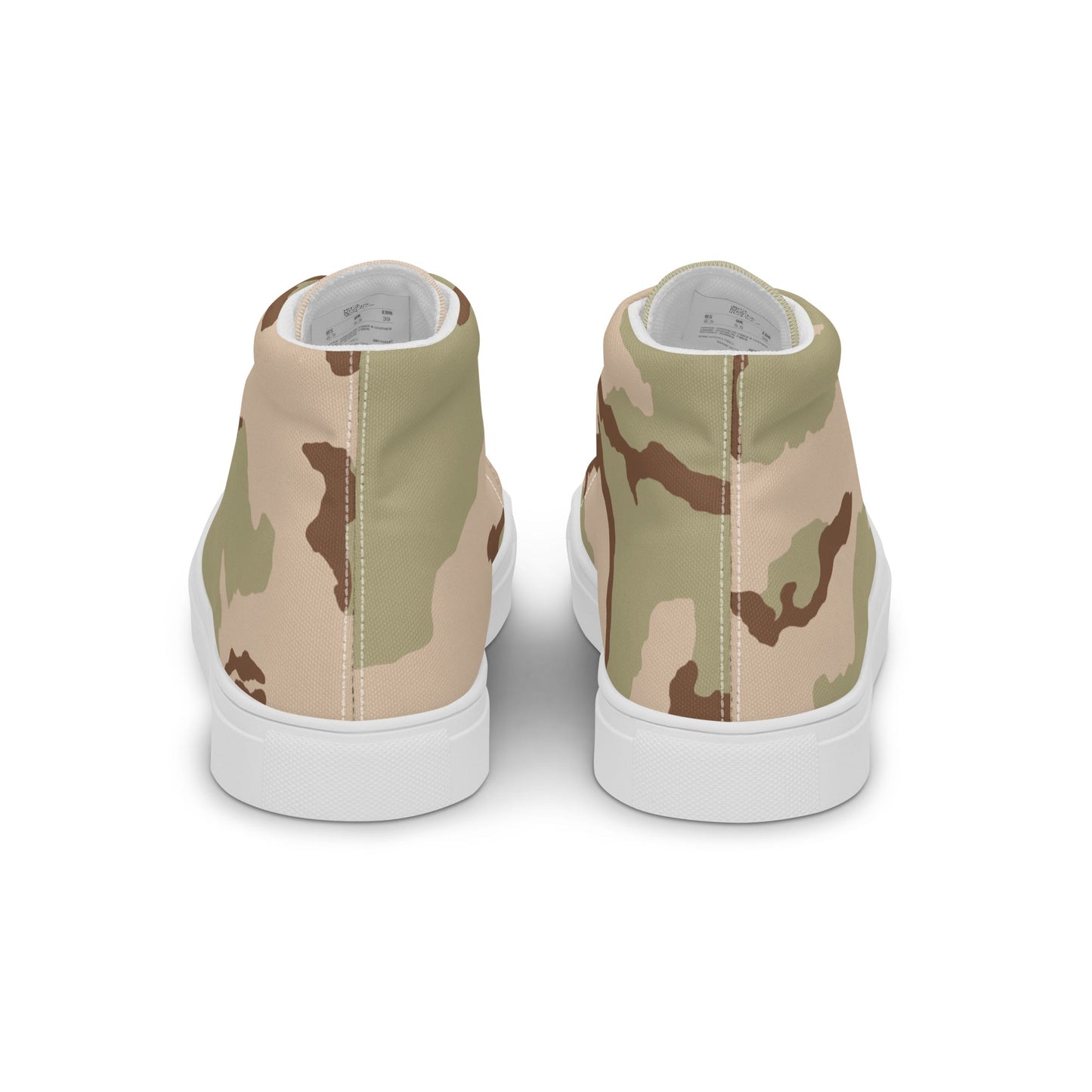 Three-Color Desert Camo Men's Sneaker Hi - Concealing Coloration