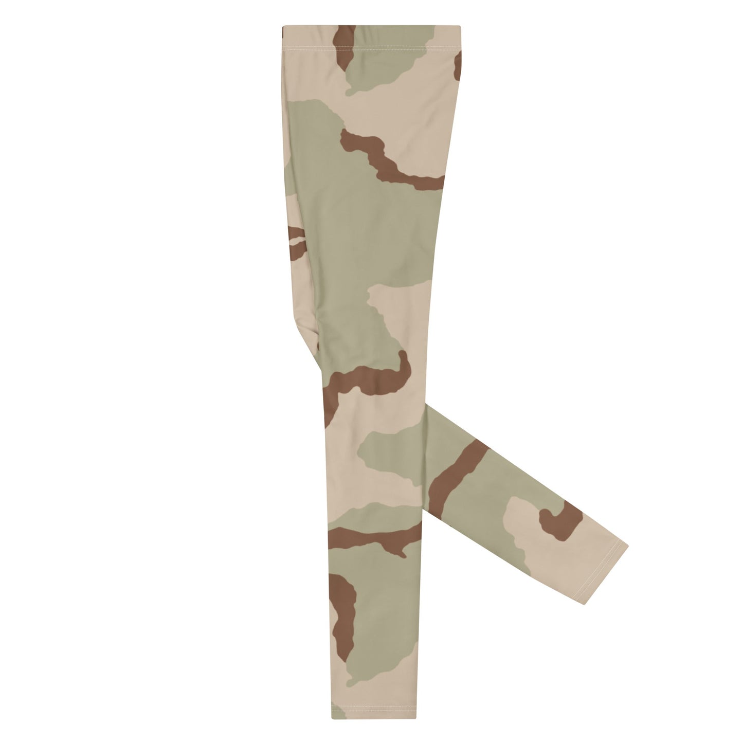 Three-Color Desert Camo Men's Leggings _ Concealing Coloration