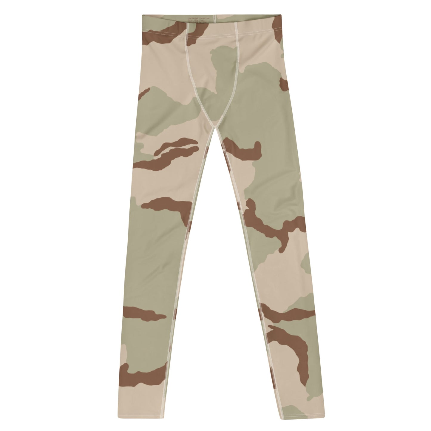 Three-Color Desert Camo Men's Leggings _ Concealing Coloration