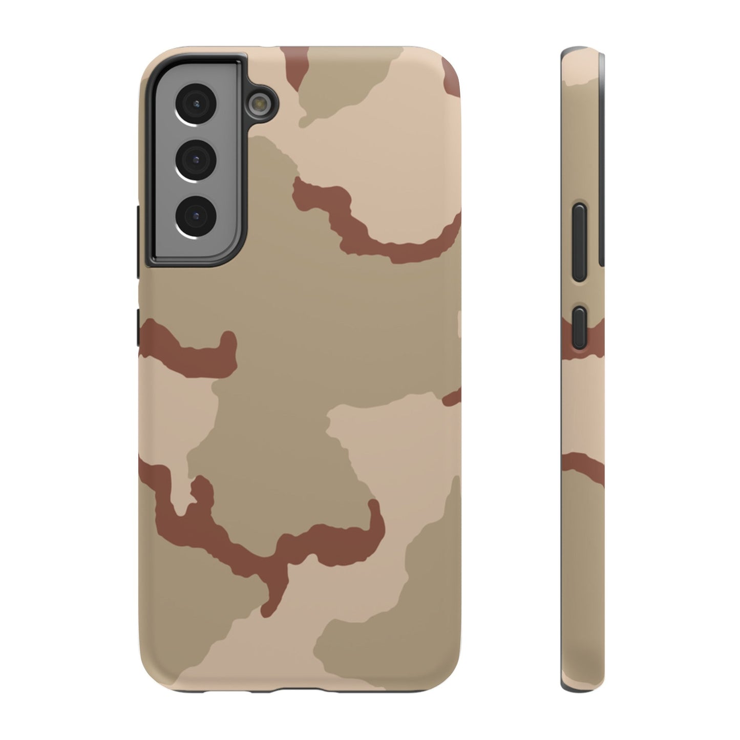 Three-Color Desert Camo Samsung Galaxy S22 Plus Field Case _ Concealing Coloration