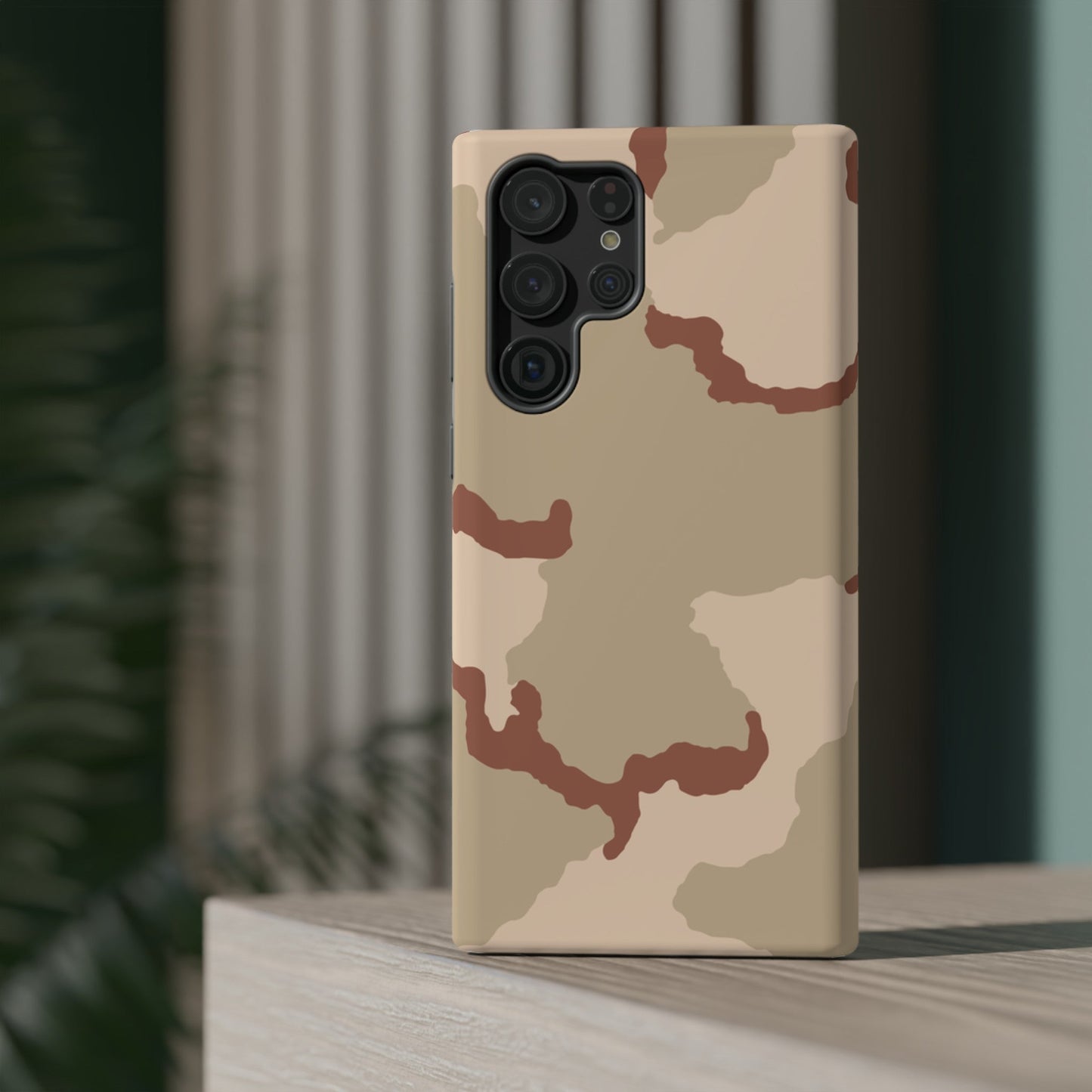 Three-Color Desert Camo Samsung Galaxy S22 Ultra Field Case _ Concealing Coloration