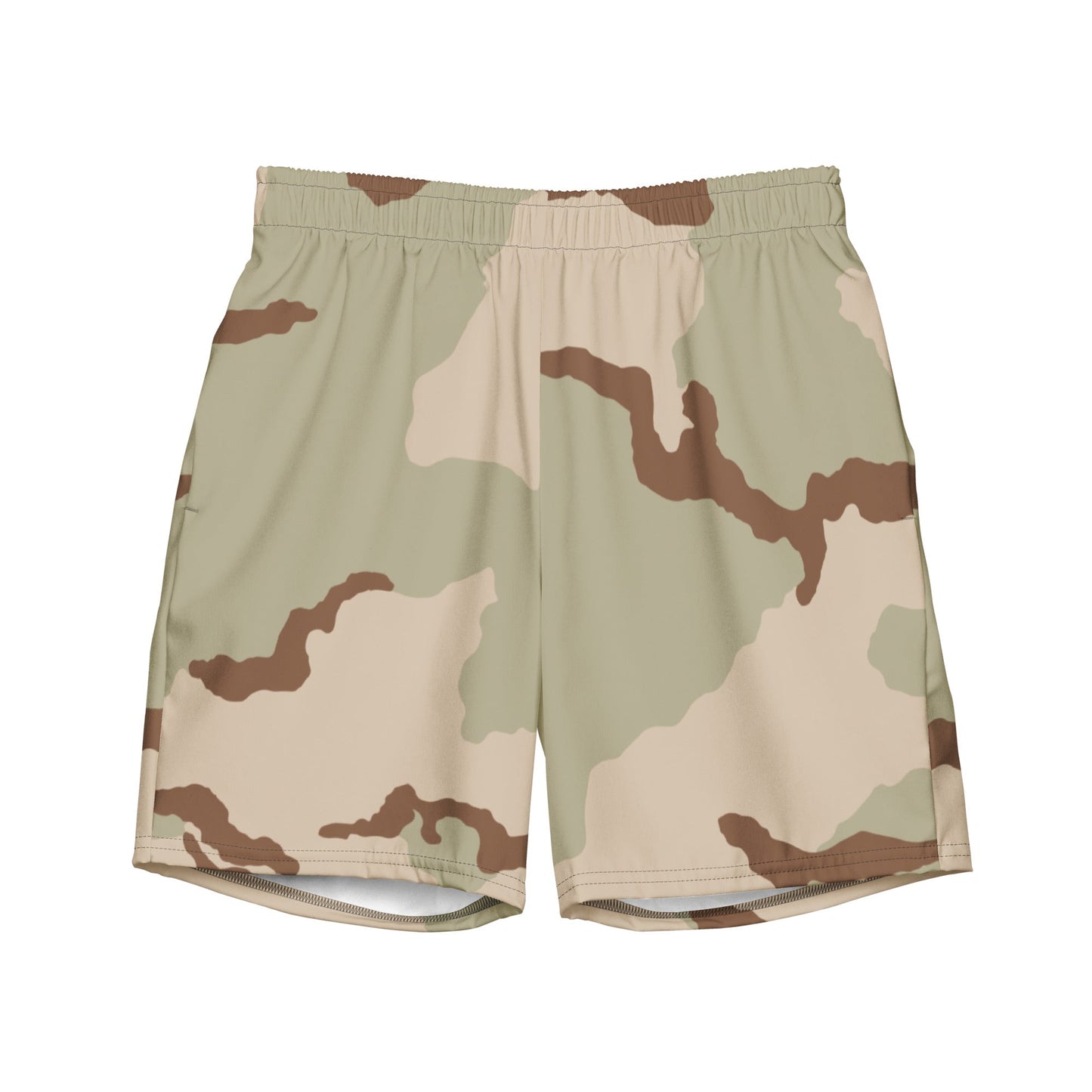 Three-Color Desert Camo Swim Trunks _ Concealing Coloration