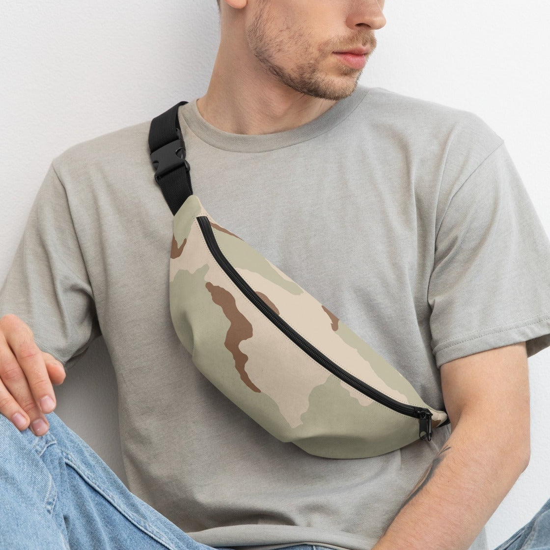 Three-Color Desert Camo Waistpack - Concealing Coloration
