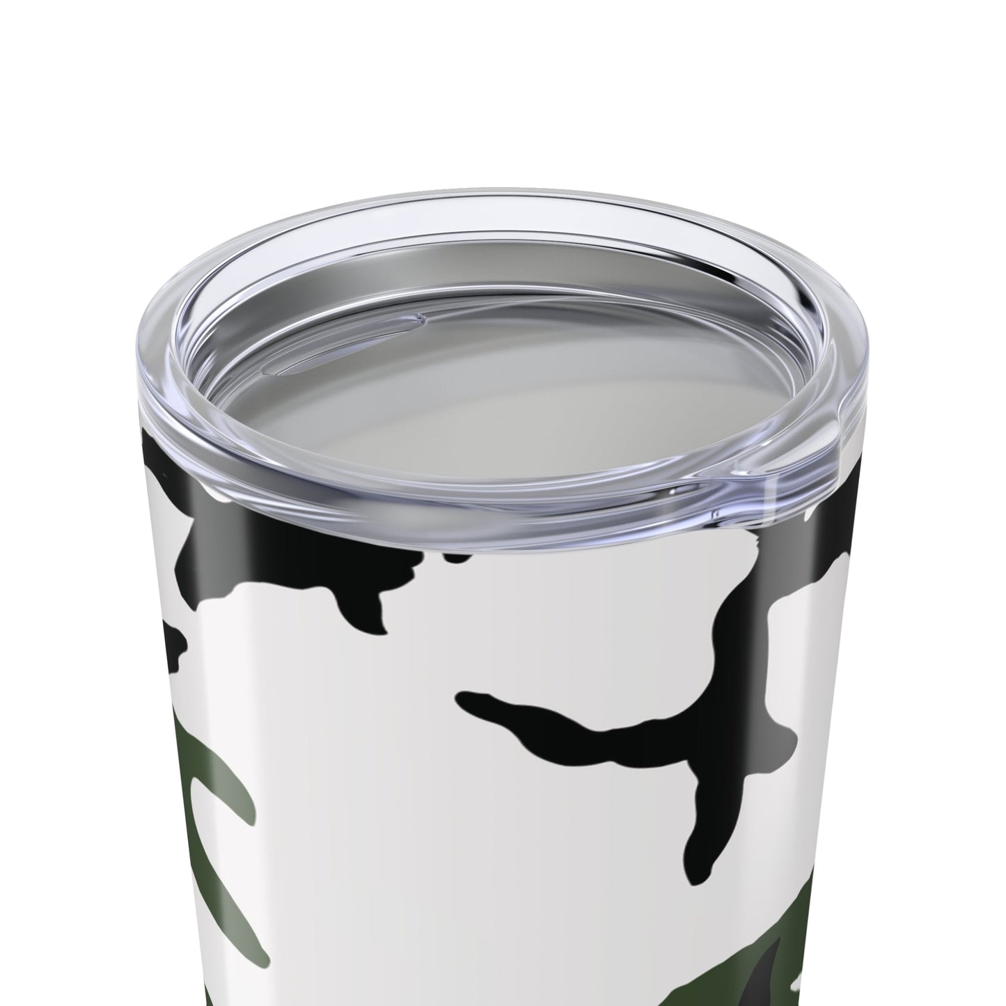 Three-Color Snow Camo 20oz Tumbler _ Concealing Coloration