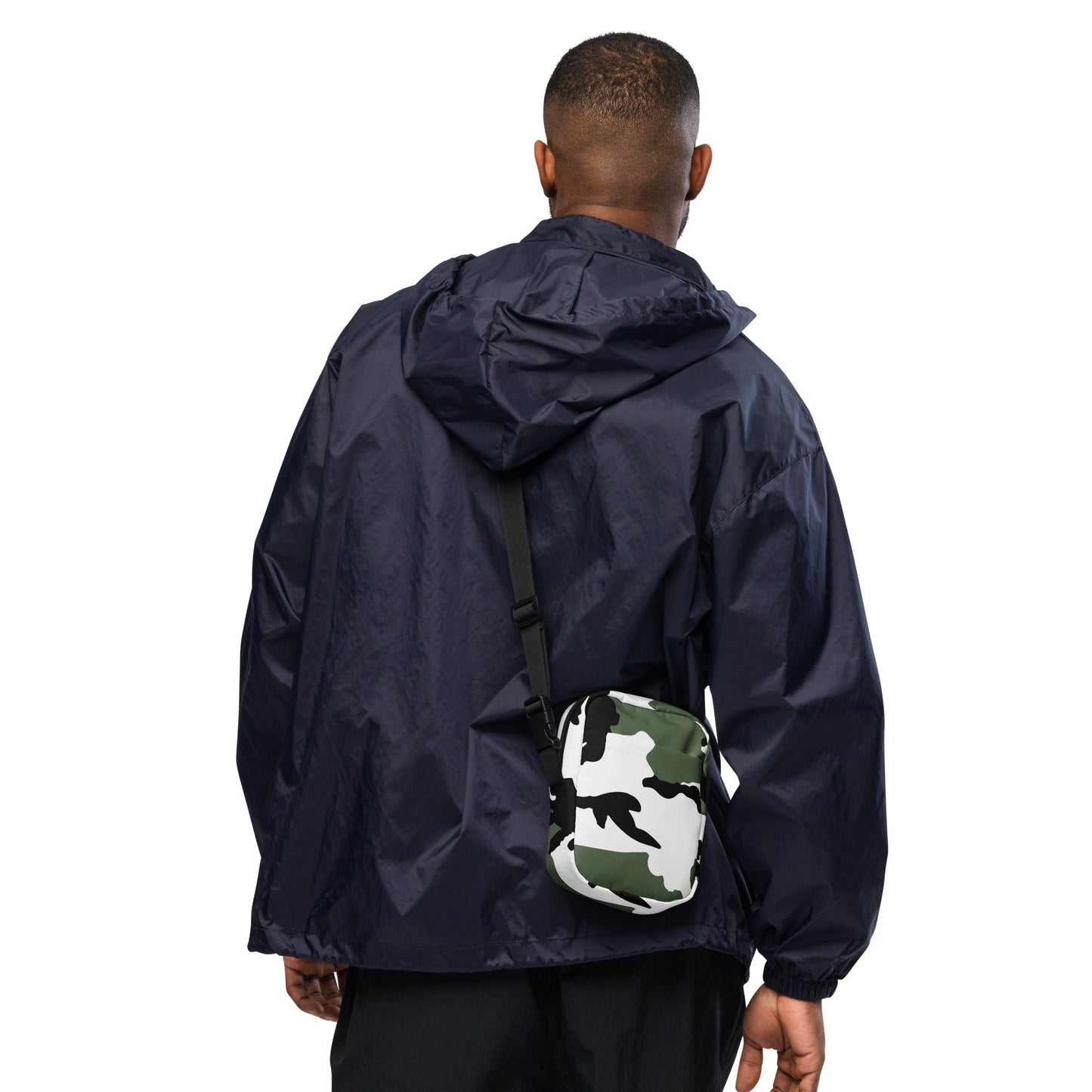 Three-Color Snow Camo Crossbody Bag - Concealing Coloration