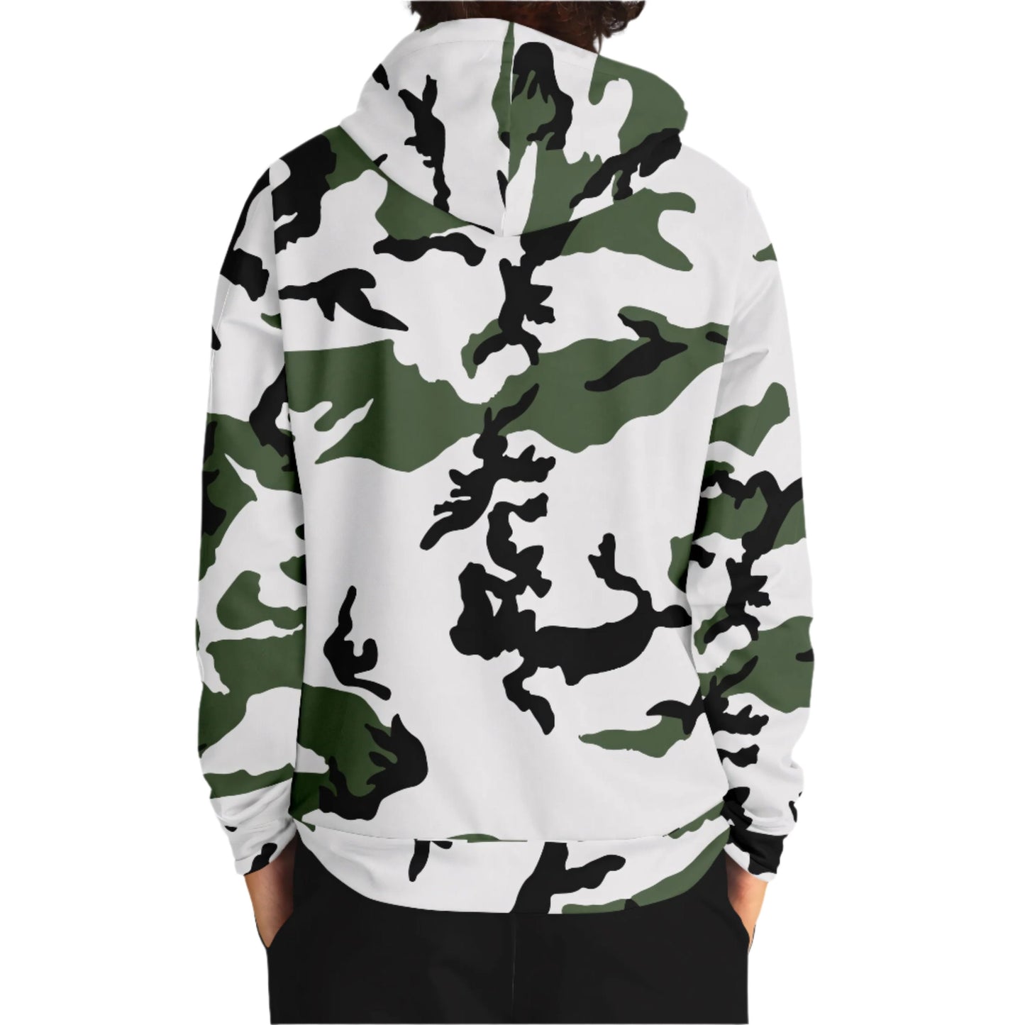 Three-Color Snow Camo Hoodie - Concealing Coloration