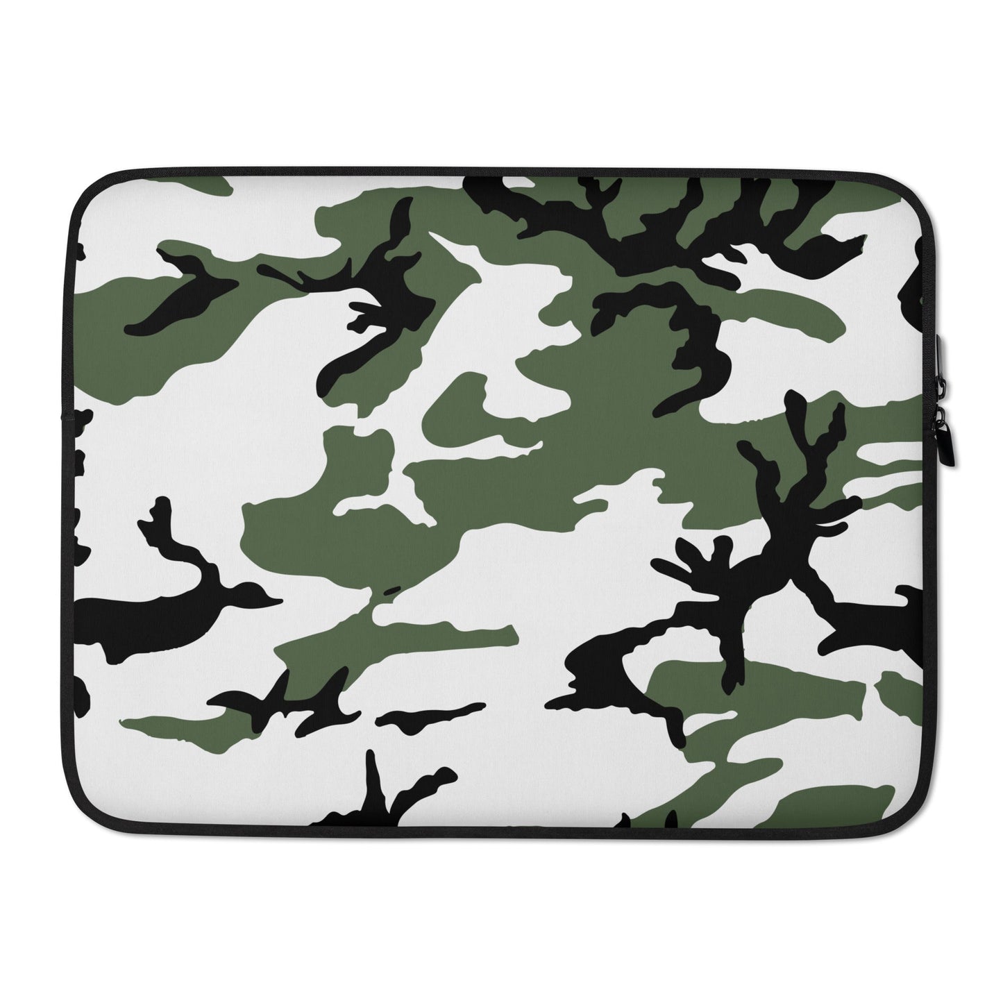 Three-Color Snow Camo Laptop Sleeve - Concealing Coloration