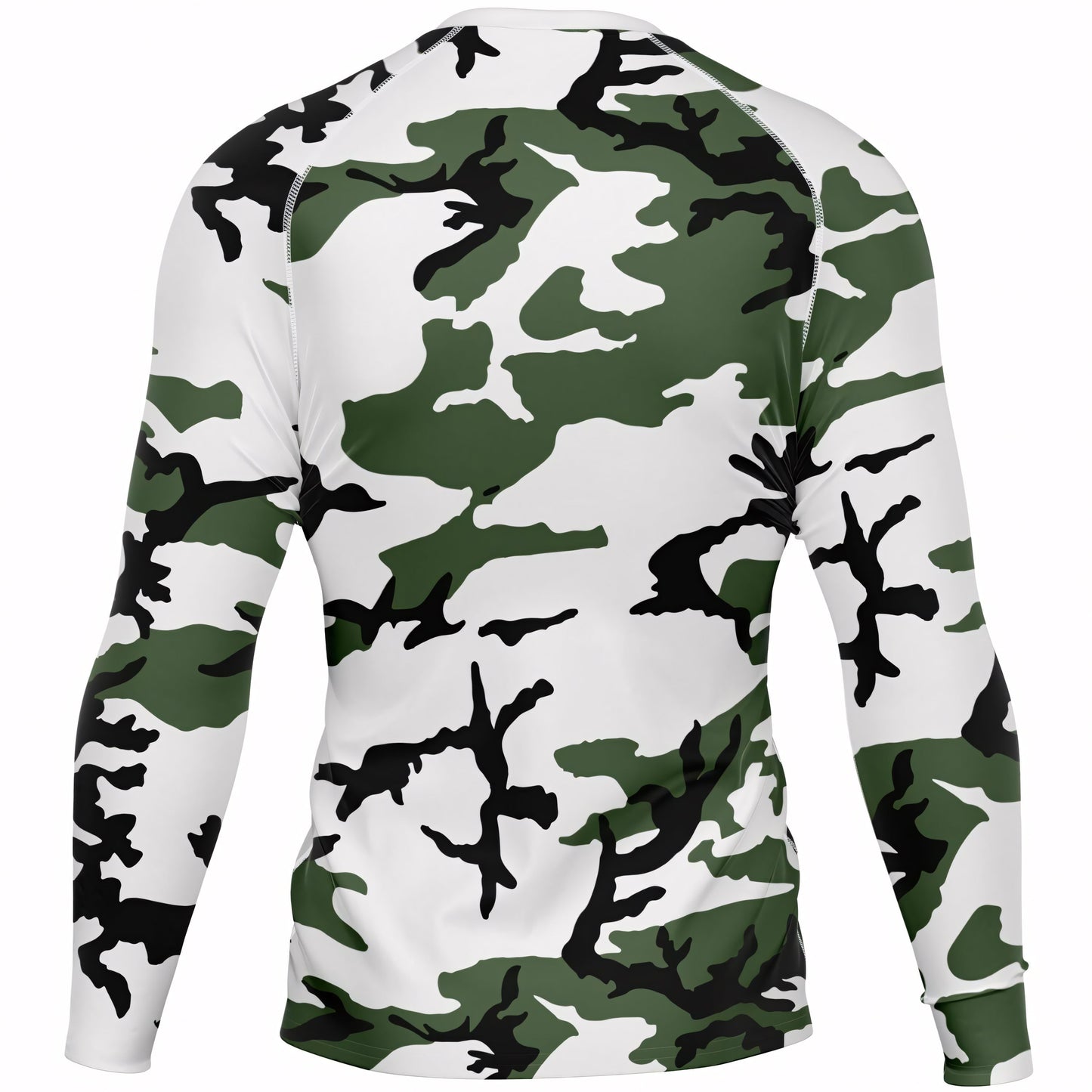 Three-Color Snow Camo LS Rash Guard