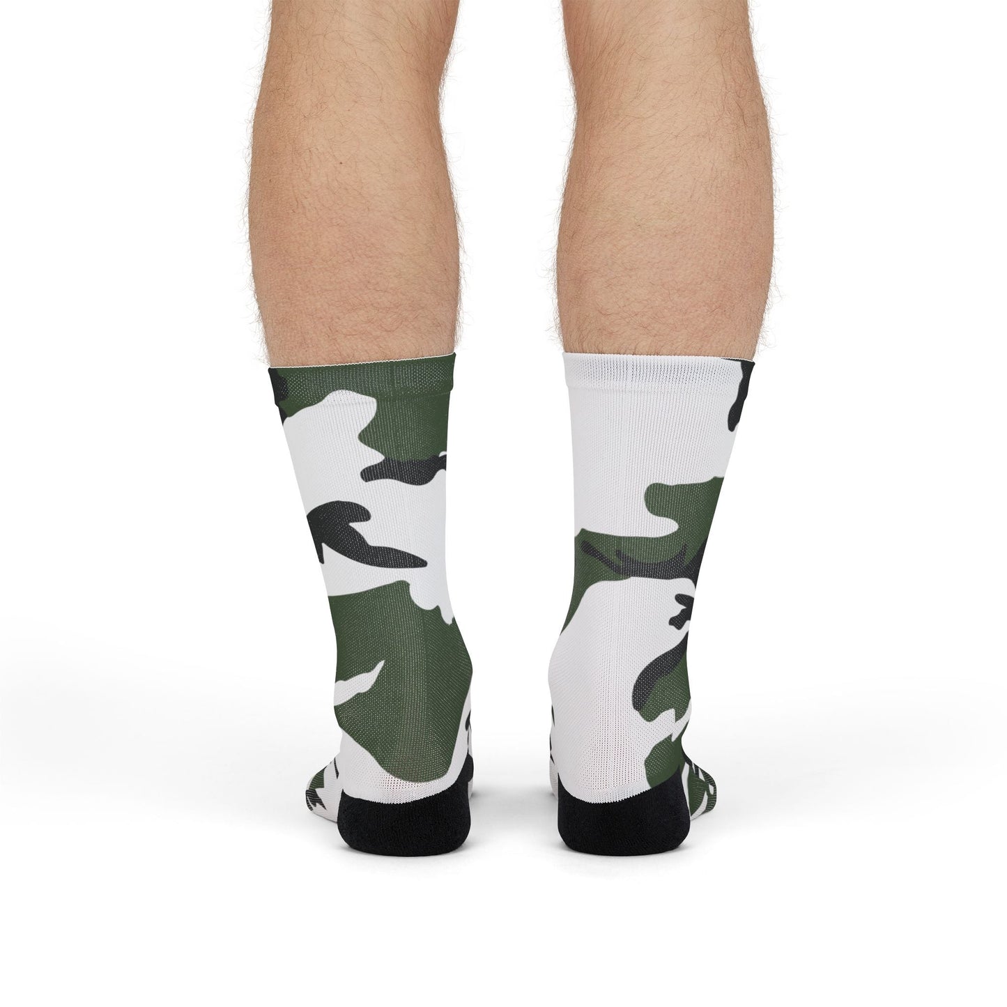 Three-Color Snow Camo Socks _ Concealing Coloration