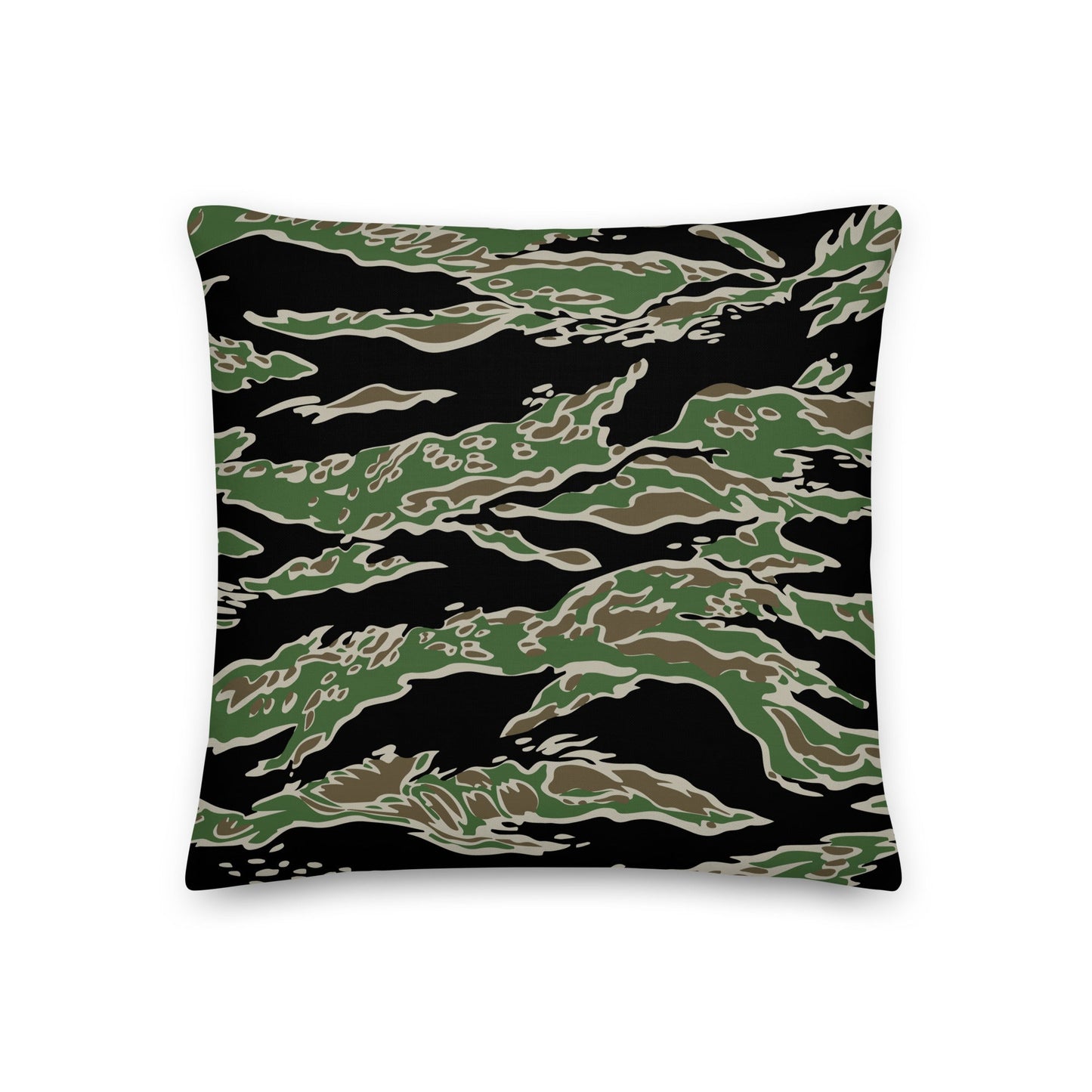 Tiger Stripe LLS Camo 18" Throw Pillow _ Concealing Coloration