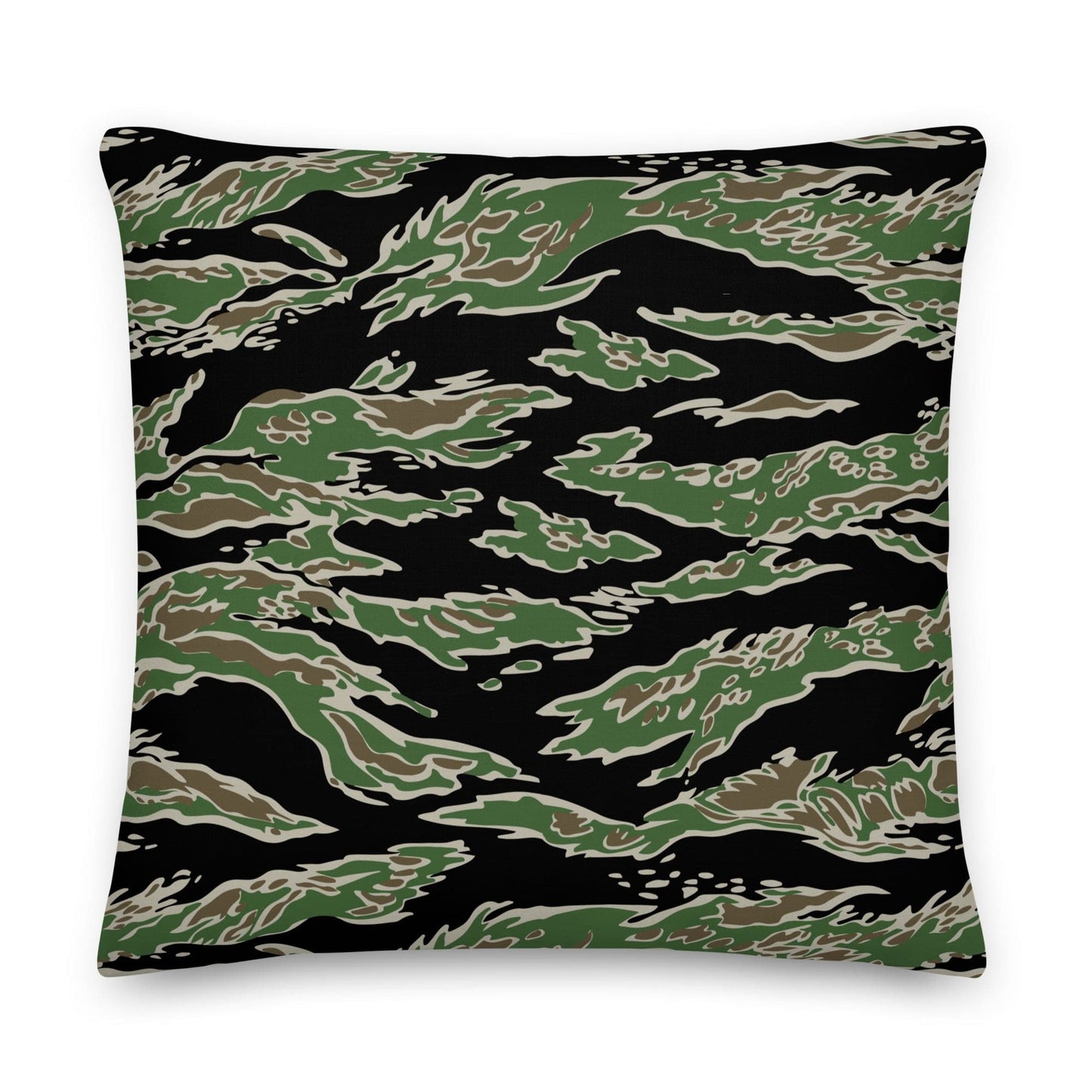 Tiger Stripe LLS Camo 22" Throw Pillow _ Concealing Coloration