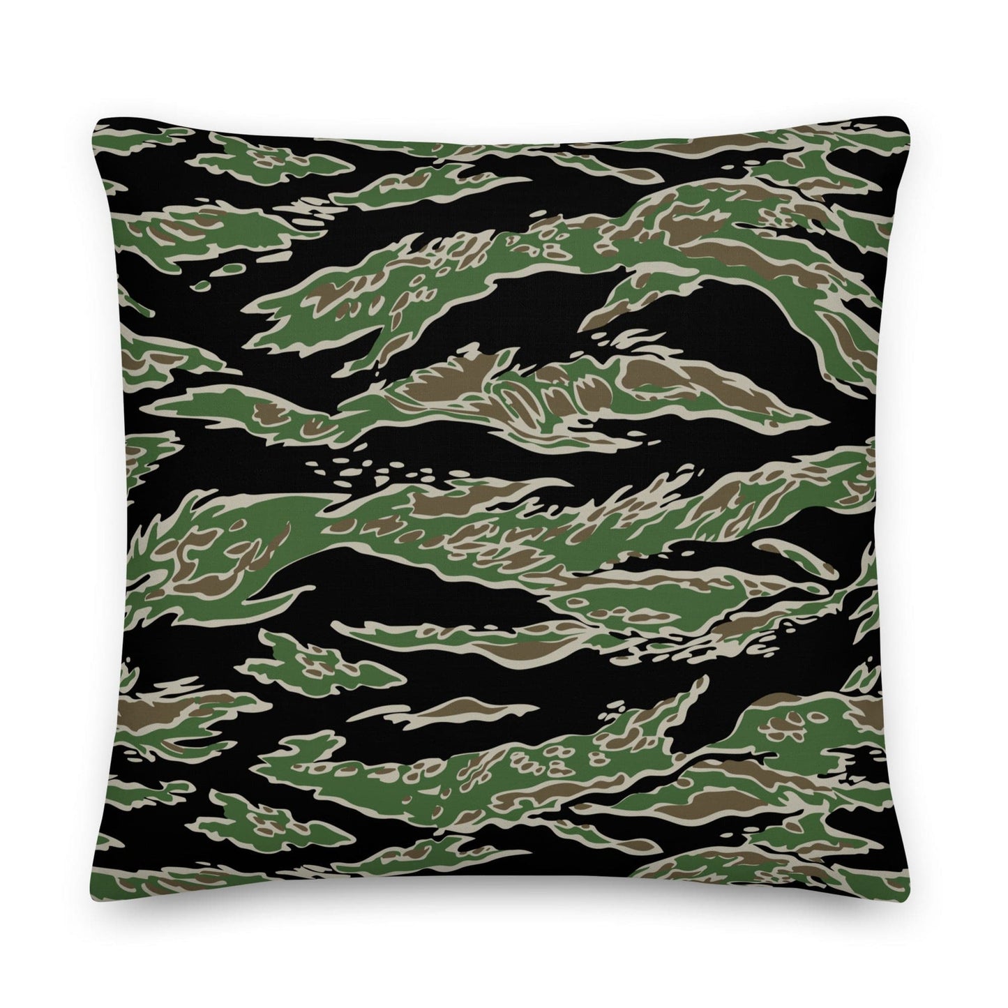 Tiger Stripe LLS Camo 22" Throw Pillow _ Concealing Coloration