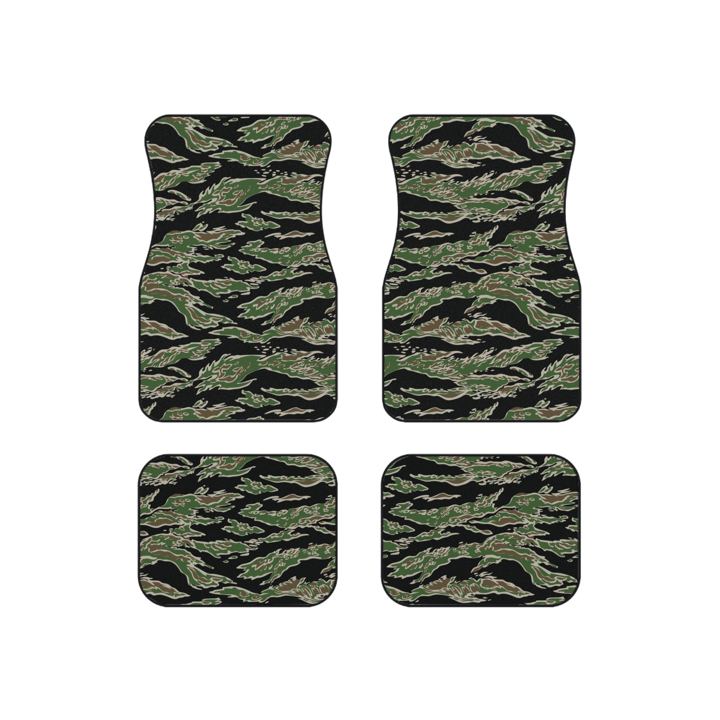 Tiger Stripe LLS Camo All-Weather Car Mats (Set of 4) _ Concealing Coloration