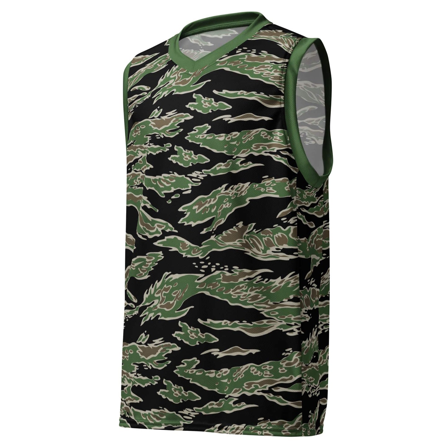 Tiger Stripe LLS Camo Basketball Jersey - Concealing Coloration
