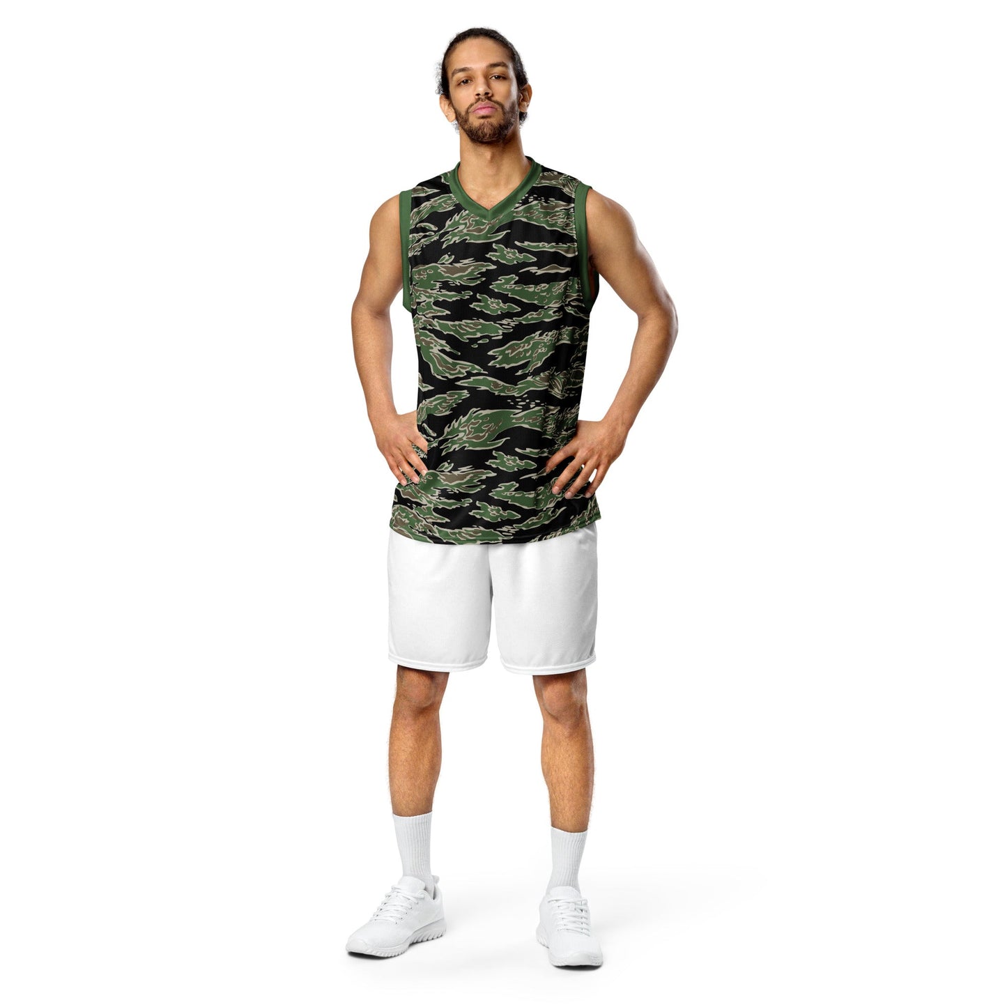 Tiger Stripe LLS Camo Basketball Jersey - Concealing Coloration