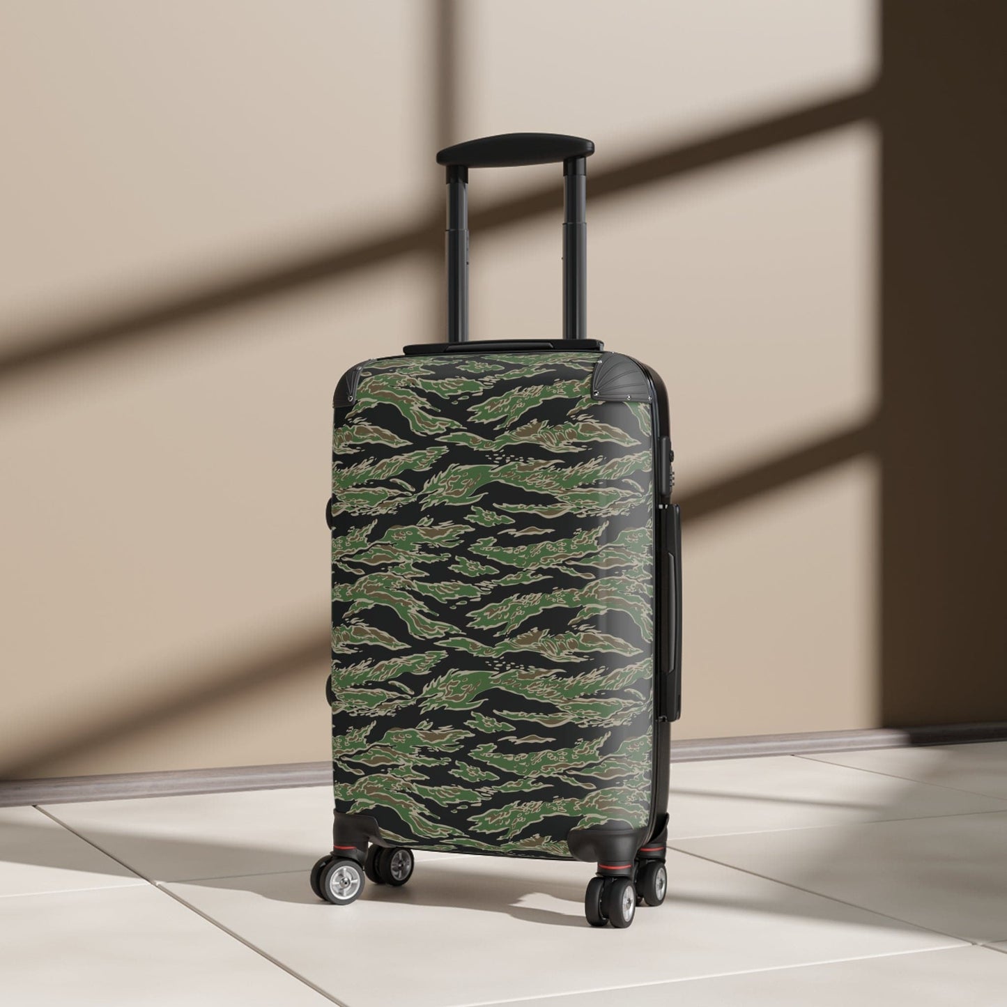 Tiger Stripe LLS Camo Carry-On Roller Suitcase _ Concealing Coloration