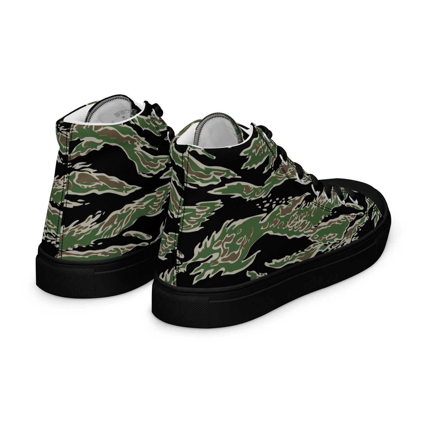 Tiger Stripe LLS Camo Men's Sneaker Hi w/ Black Outsole _ Concealing Coloration