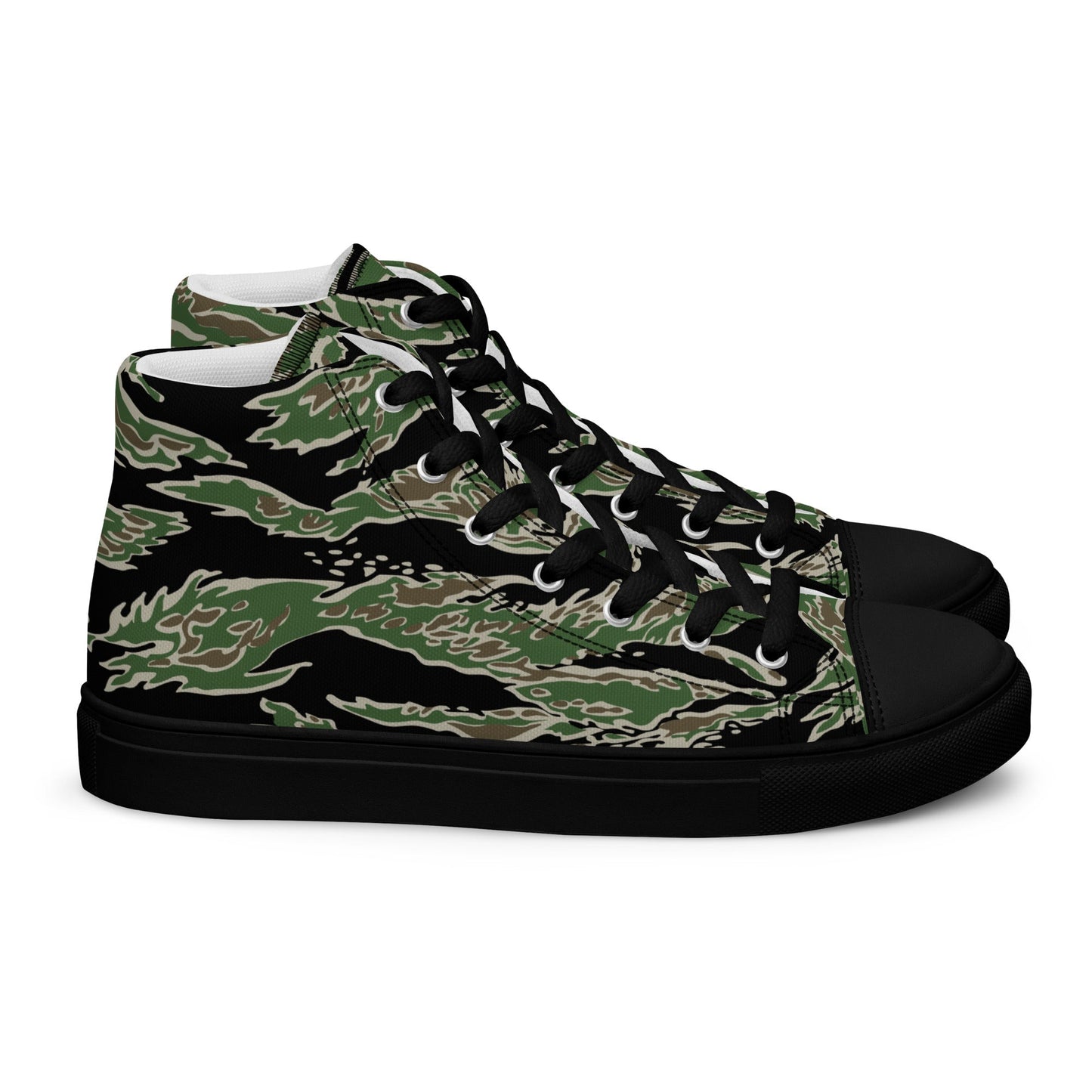 Tiger Stripe LLS Camo Men's Sneaker Hi w/ Black Outsole _ Concealing Coloration