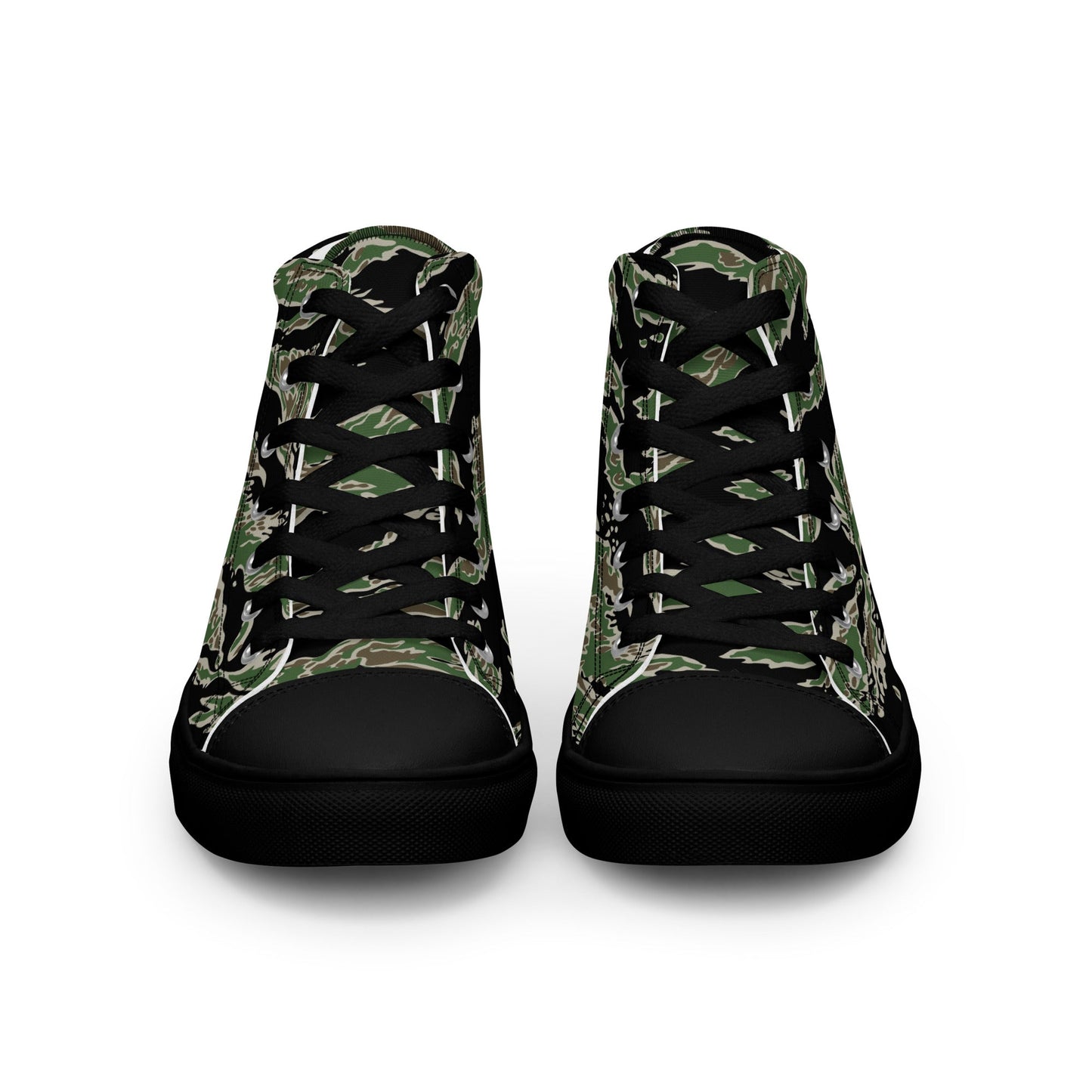 Tiger Stripe LLS Camo Men's Sneaker Hi w/ Black Outsole _ Concealing Coloration