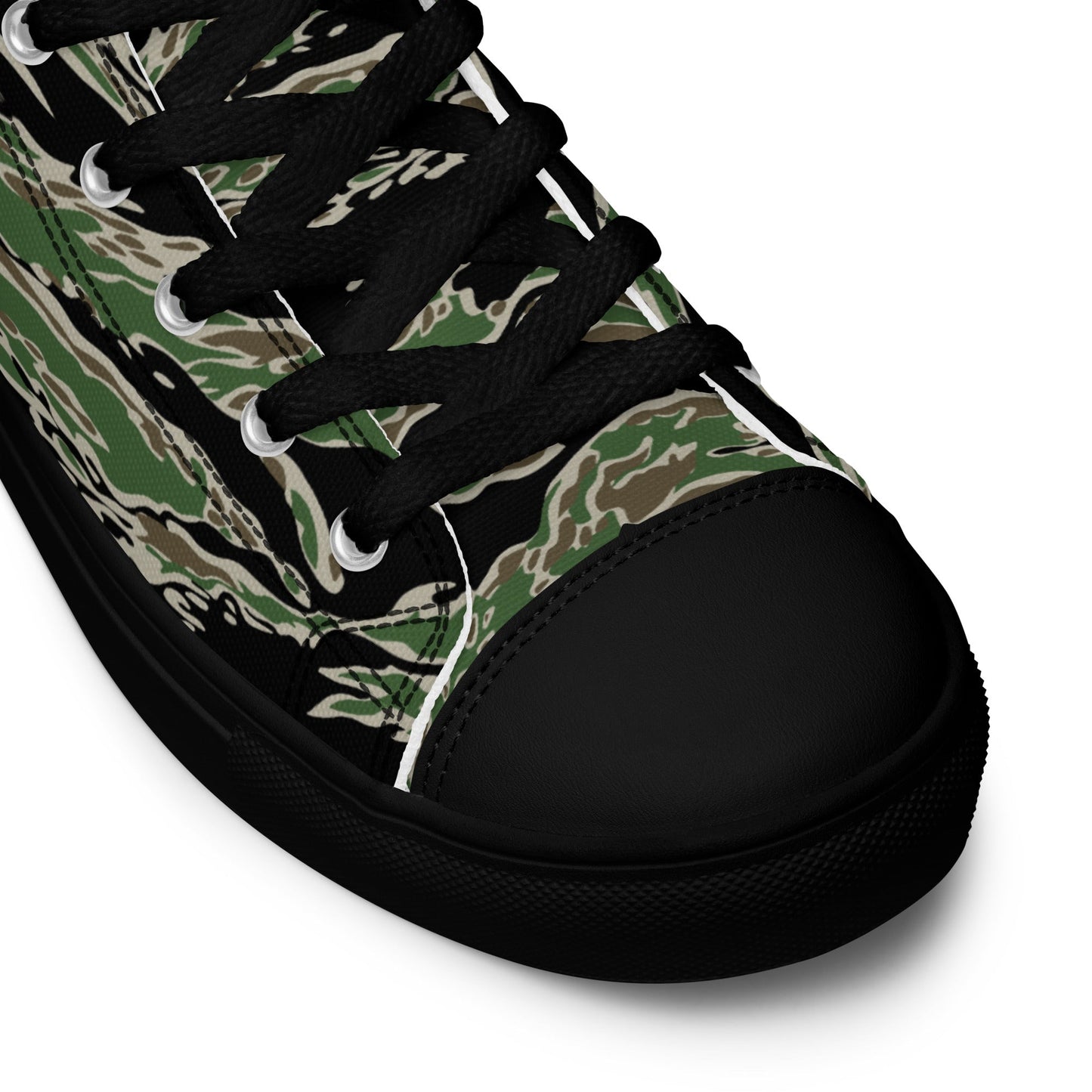 Tiger Stripe LLS Camo Men's Sneaker Hi w/ Black Outsole _ Concealing Coloration