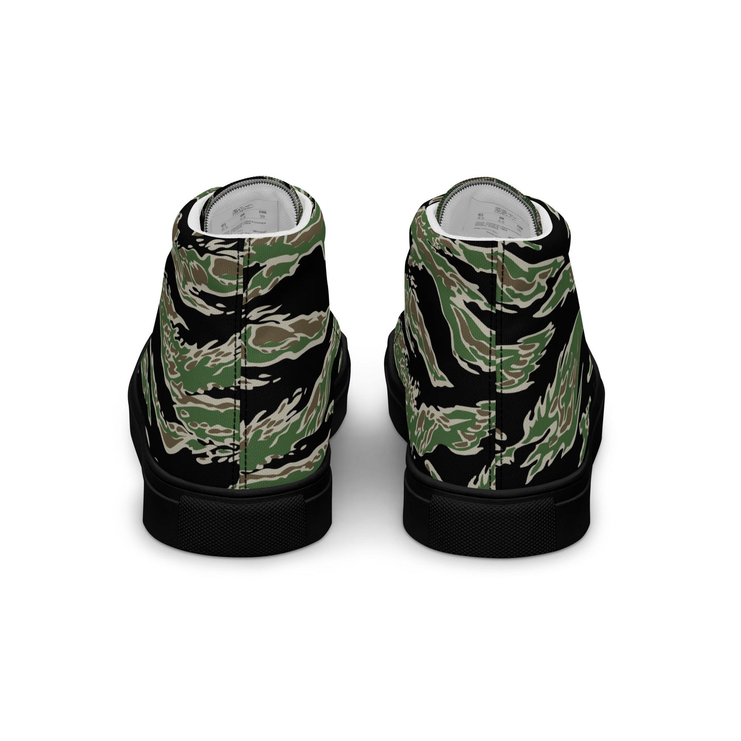Tiger Stripe LLS Camo Men's Sneaker Hi w/ Black Outsole _ Concealing Coloration