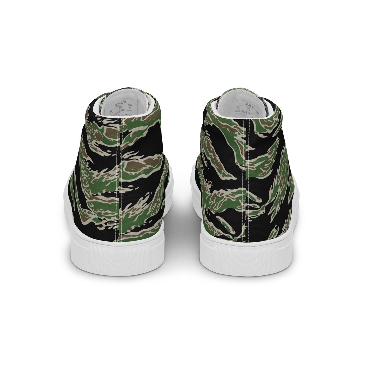 Tiger Stripe LLS Camo Men's Sneaker Hi - White _ Concealing Coloration