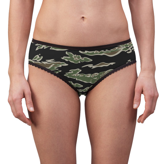 Tiger Stripe LLS Camo Panties - front on model