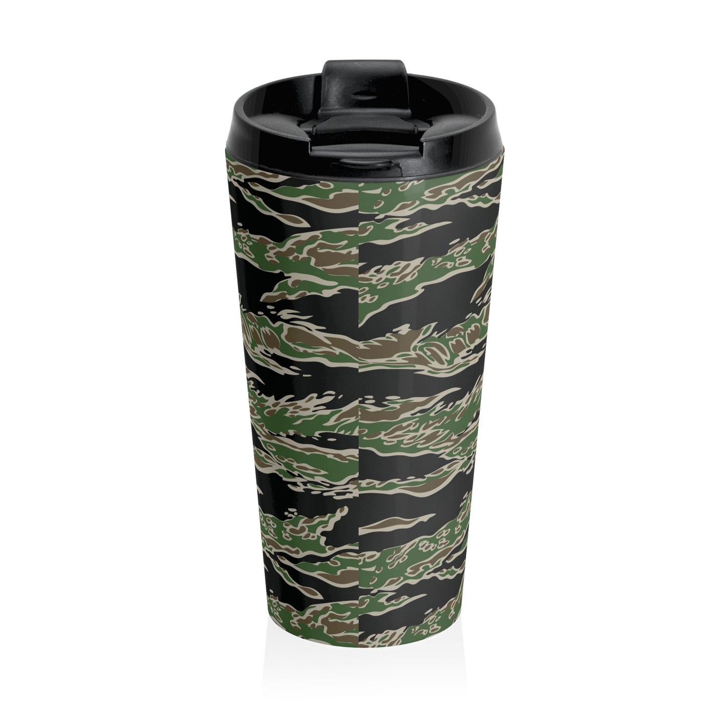 Tiger Stripe LLS Camo Stainless Steel 15oz Travel Mug - Concealing Coloration