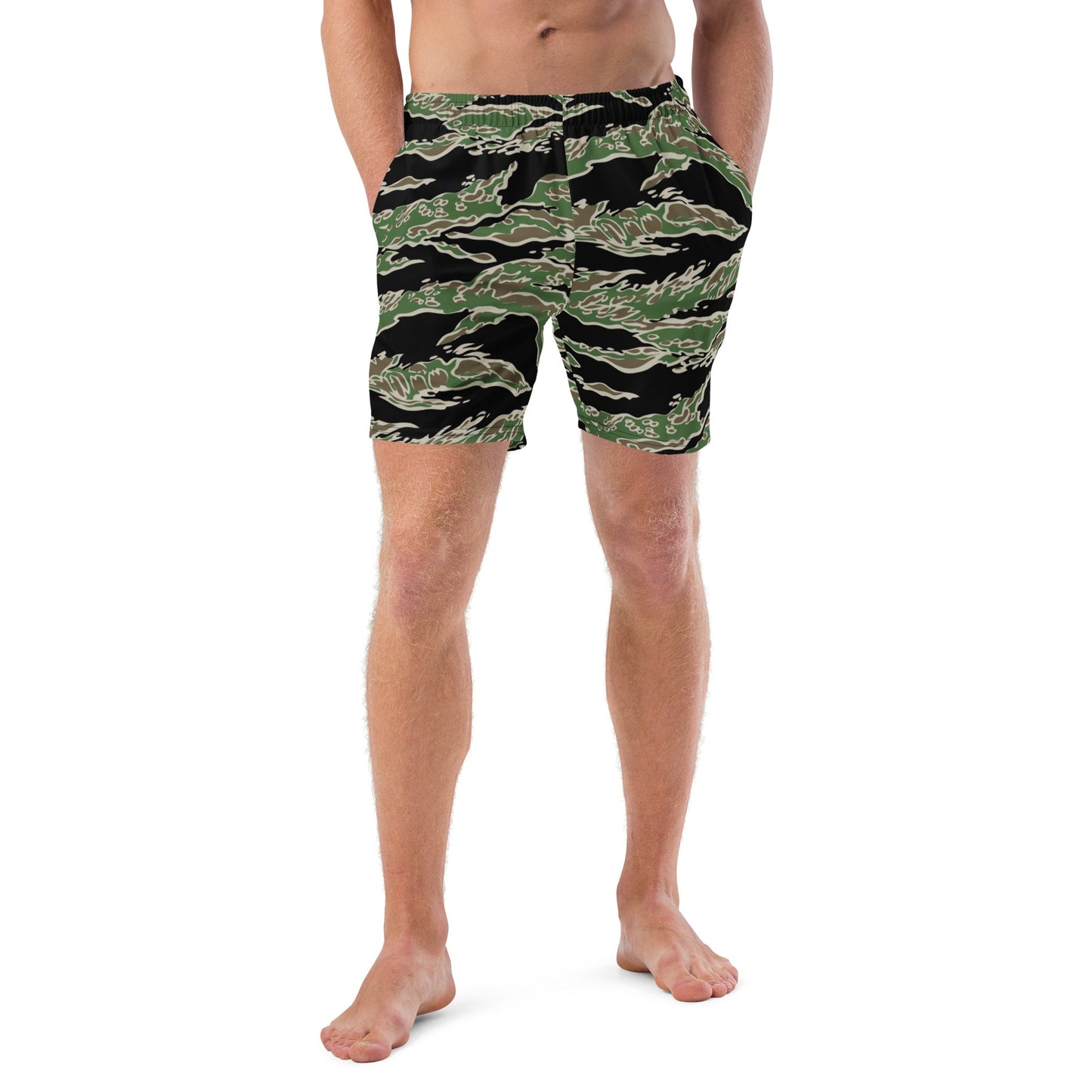 Tiger Stripe LLS Camo Swim Trunks _ Concealing Coloration