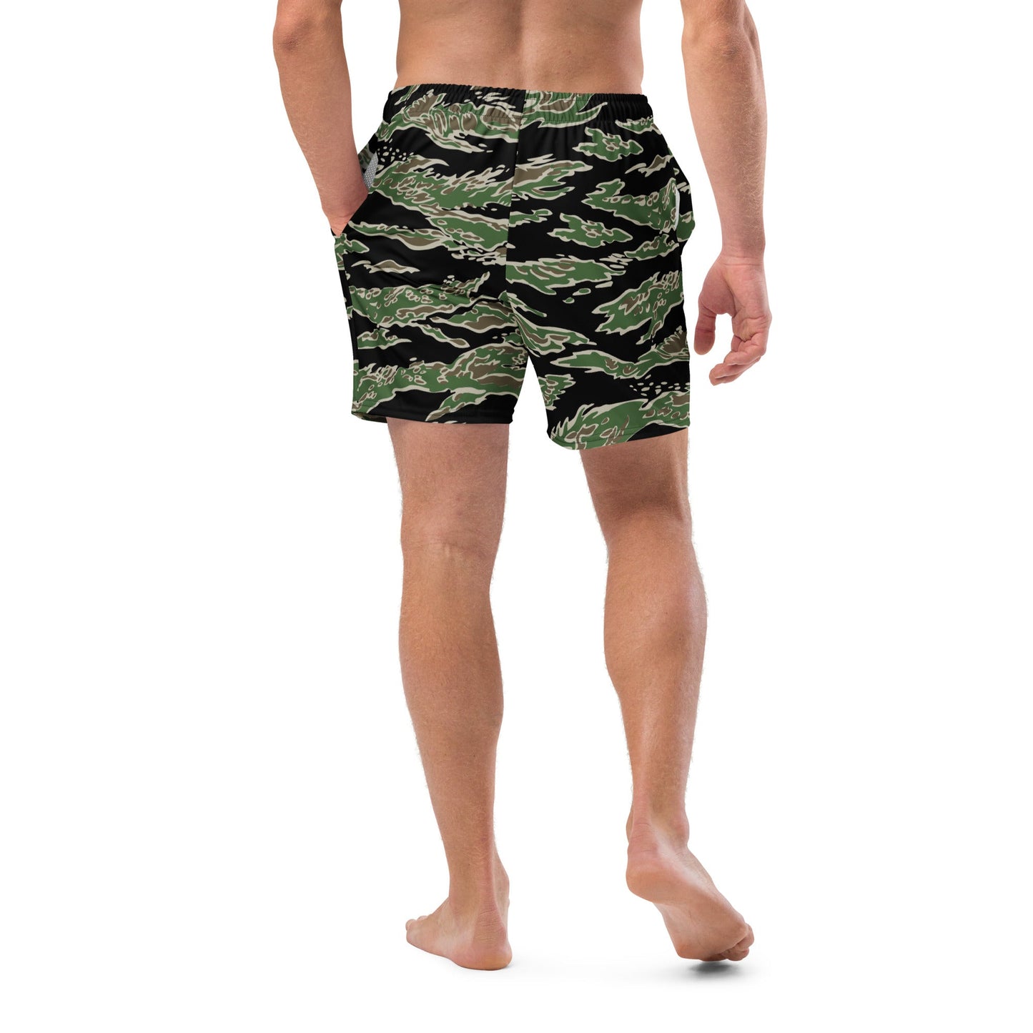 Tiger Stripe LLS Camo Swim Trunks _ Concealing Coloration