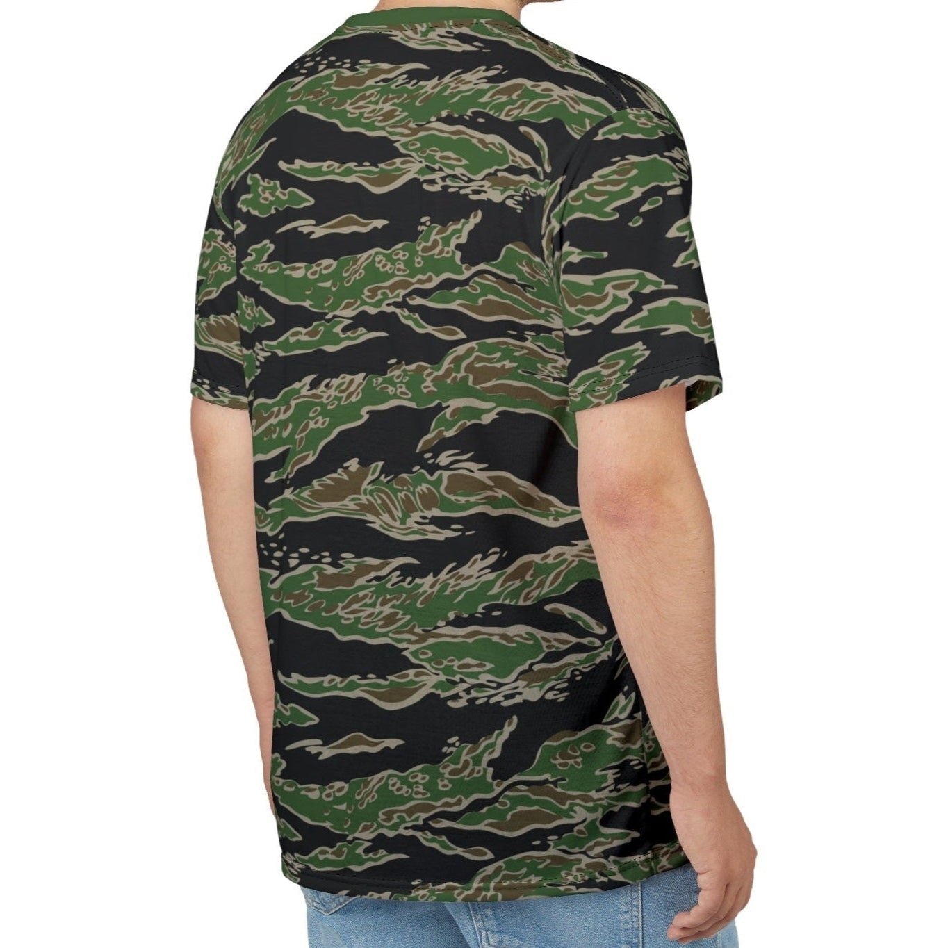 Tiger Stripe LLS Camo T-Shirt _ Concealing Coloration.