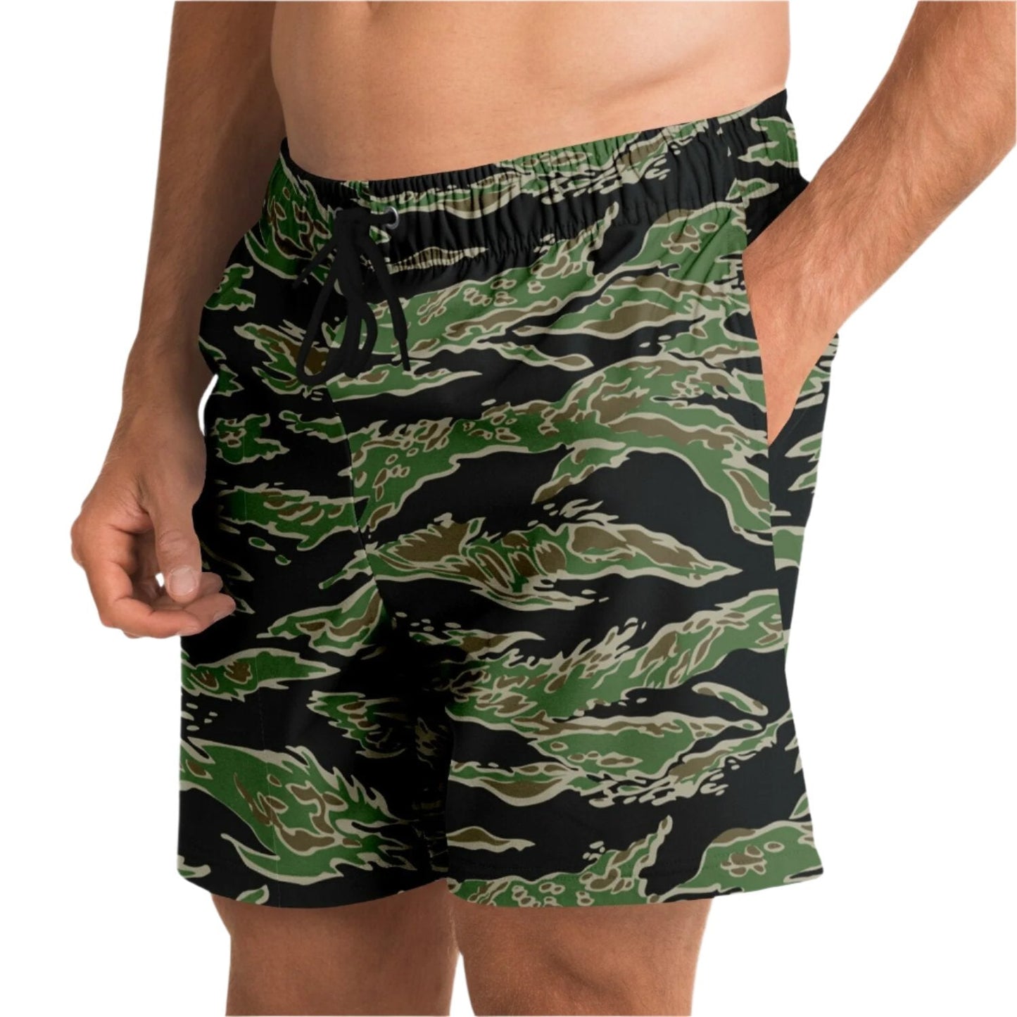 Tiger Stripe LLS Camo Tech Shorts 6.5" _ Concealing Coloration